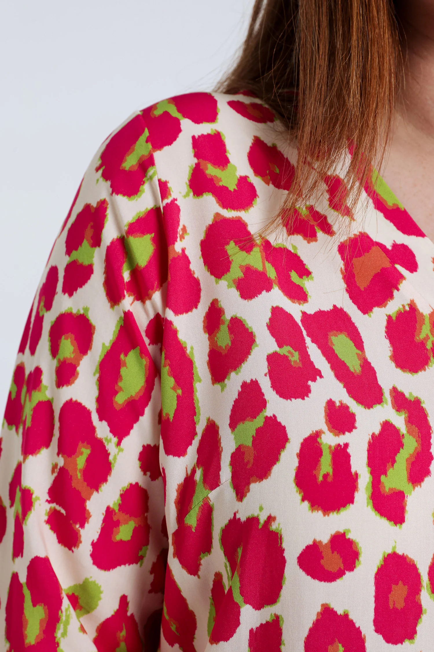 Blouse van viscose met dierenprint - Image 6