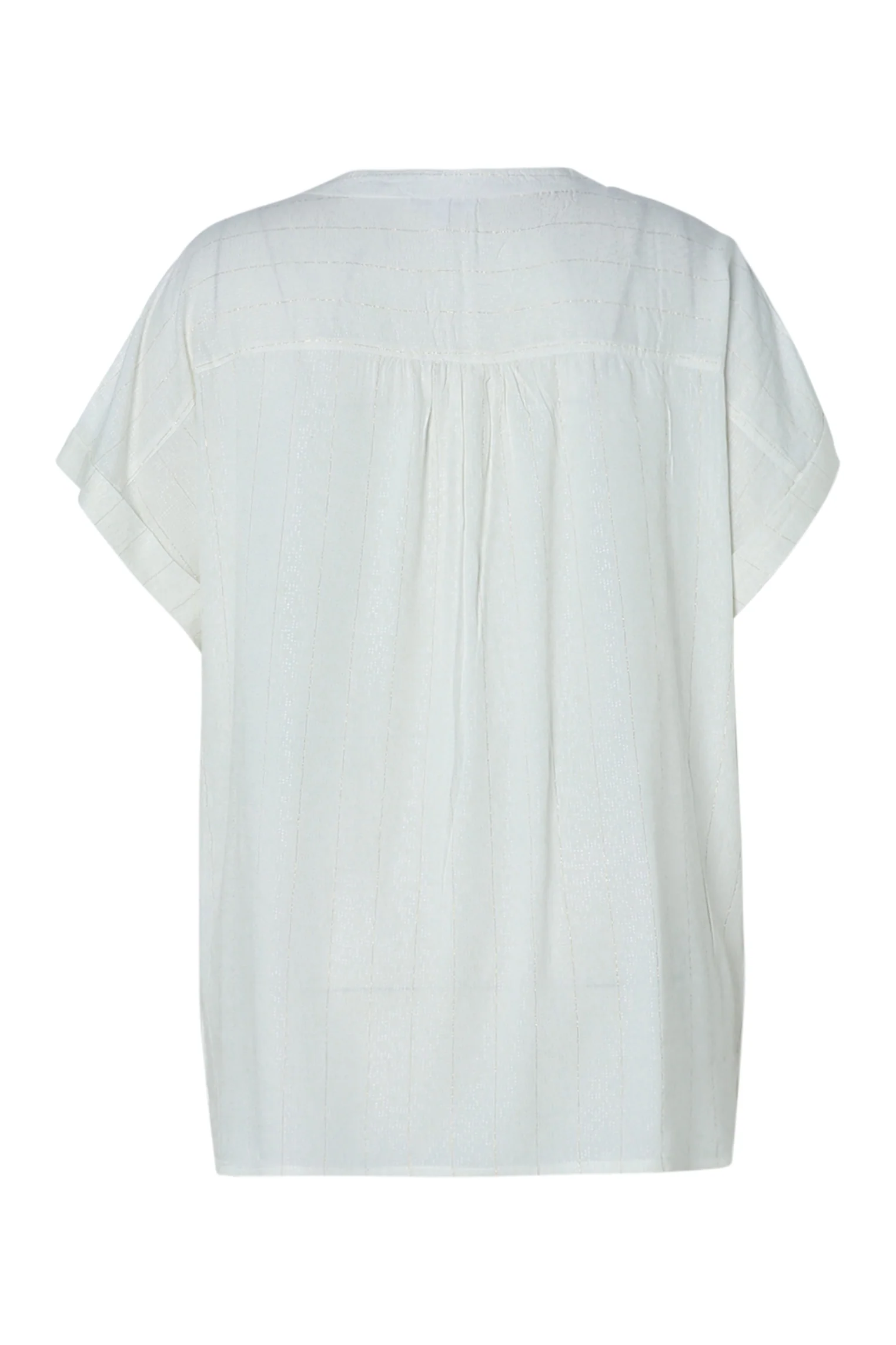 Blouse van viscose met lurexstrepen - Image 11