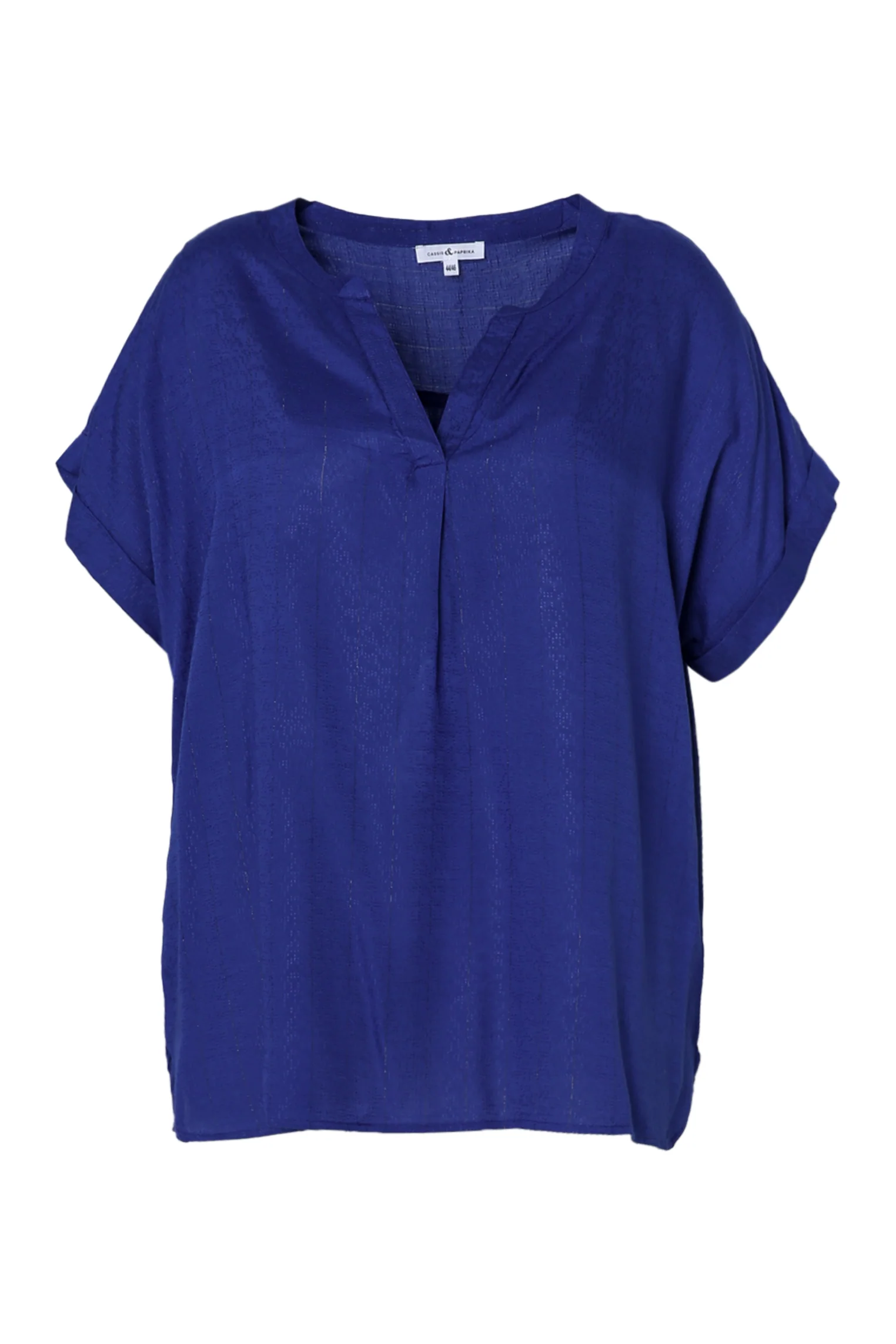 Blouse van viscose met lurexstrepen - Image 21