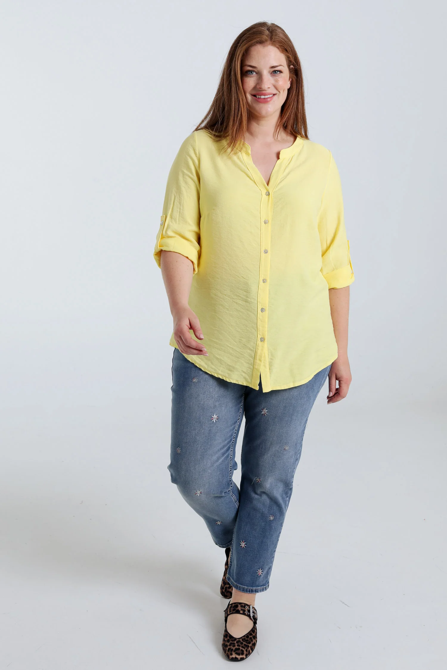 Blouse van viscose effen - Image 31