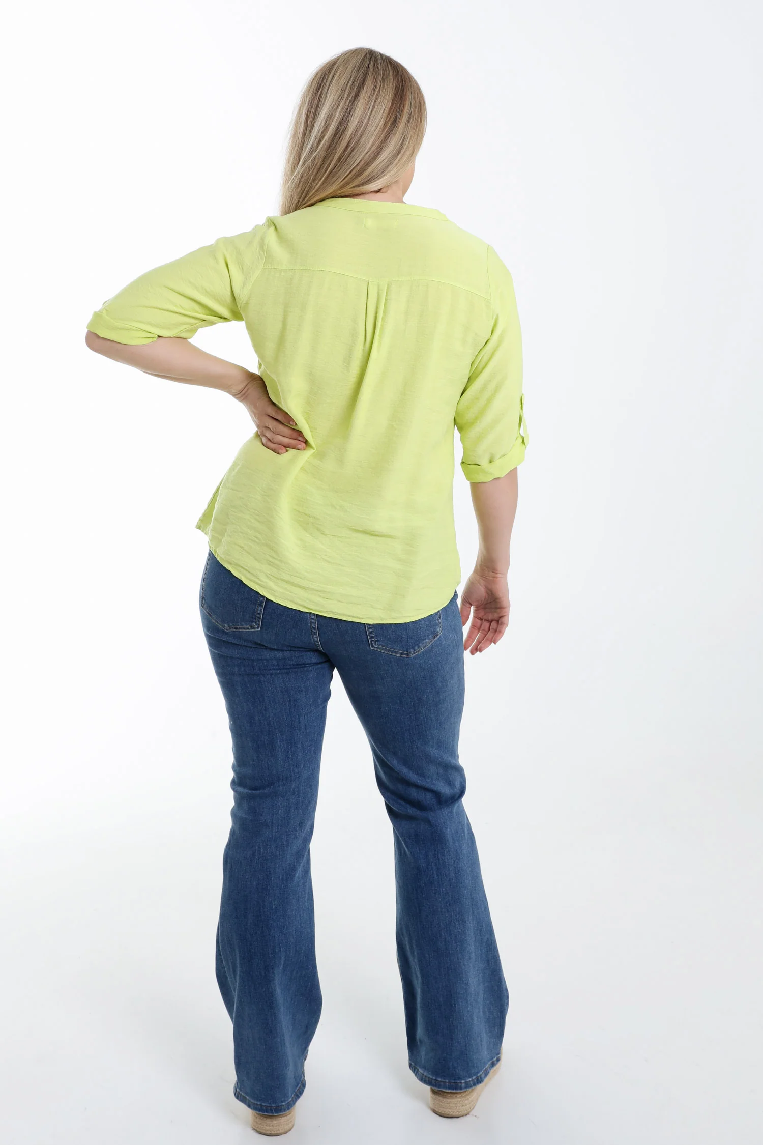 Blouse van viscose effen - Image 35