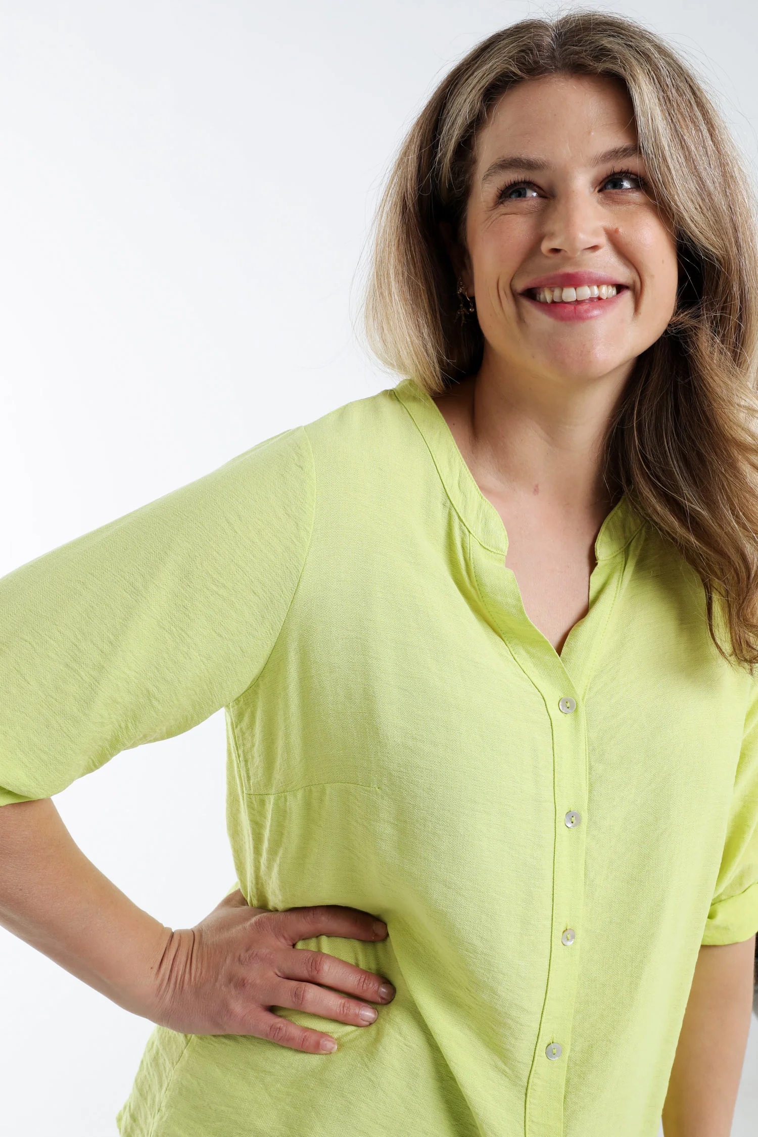 Blouse van viscose effen - Image 37