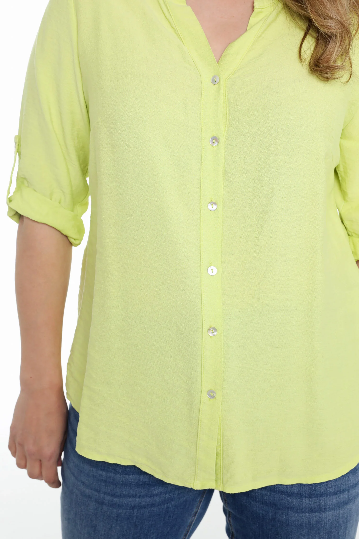 Blouse van viscose effen - Image 39