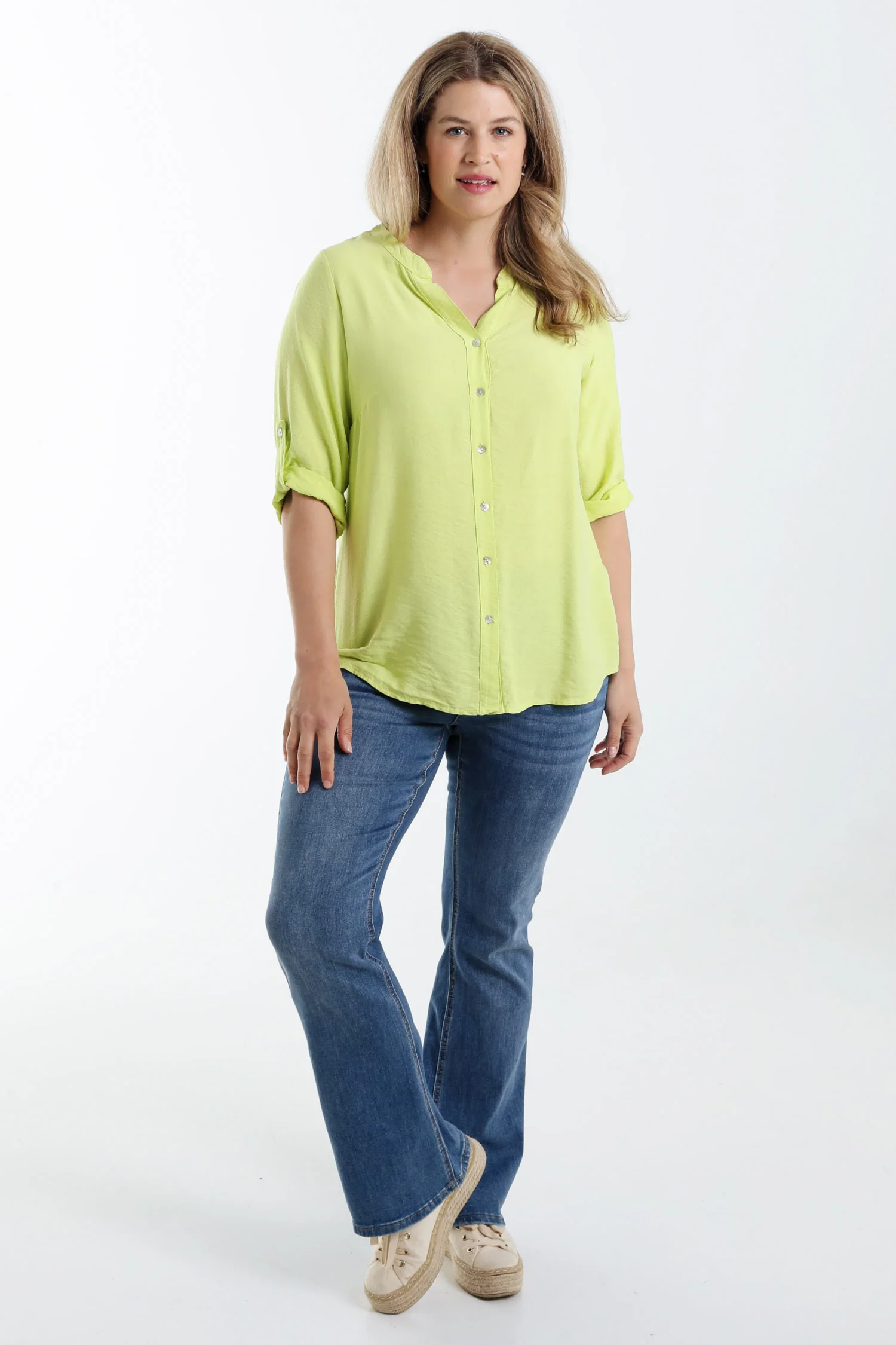Blouse van viscose effen - Image 41