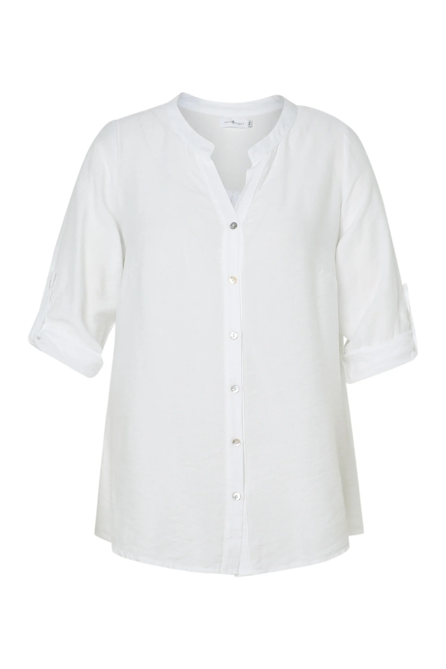 Blouse van viscose effen - Image 45