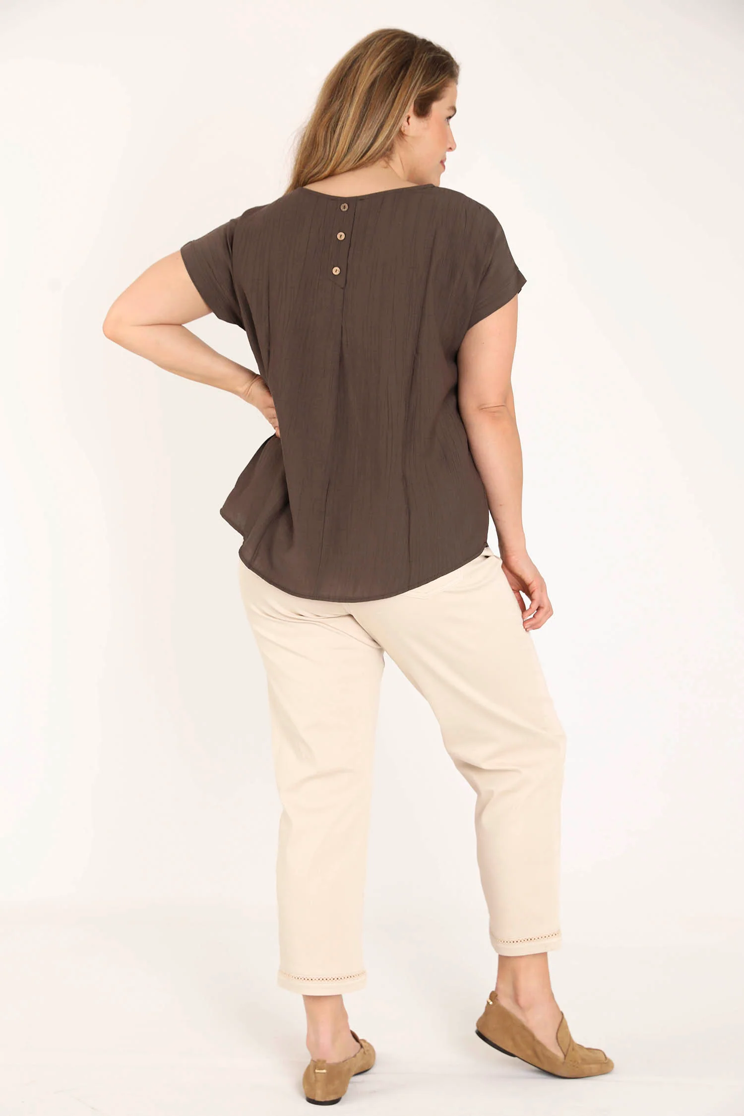Effen viscose blouse - Image 2