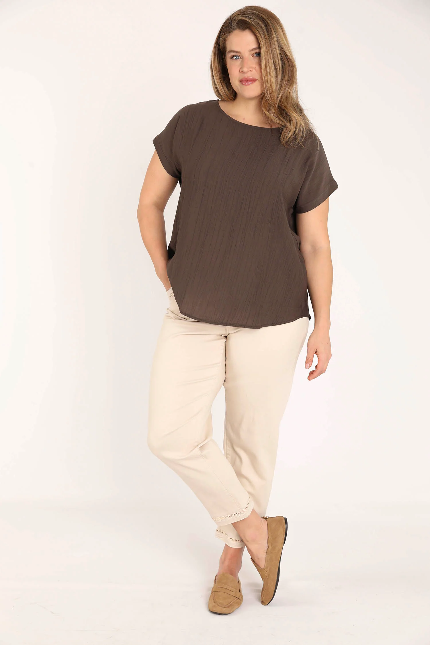 Effen viscose blouse - Image 7