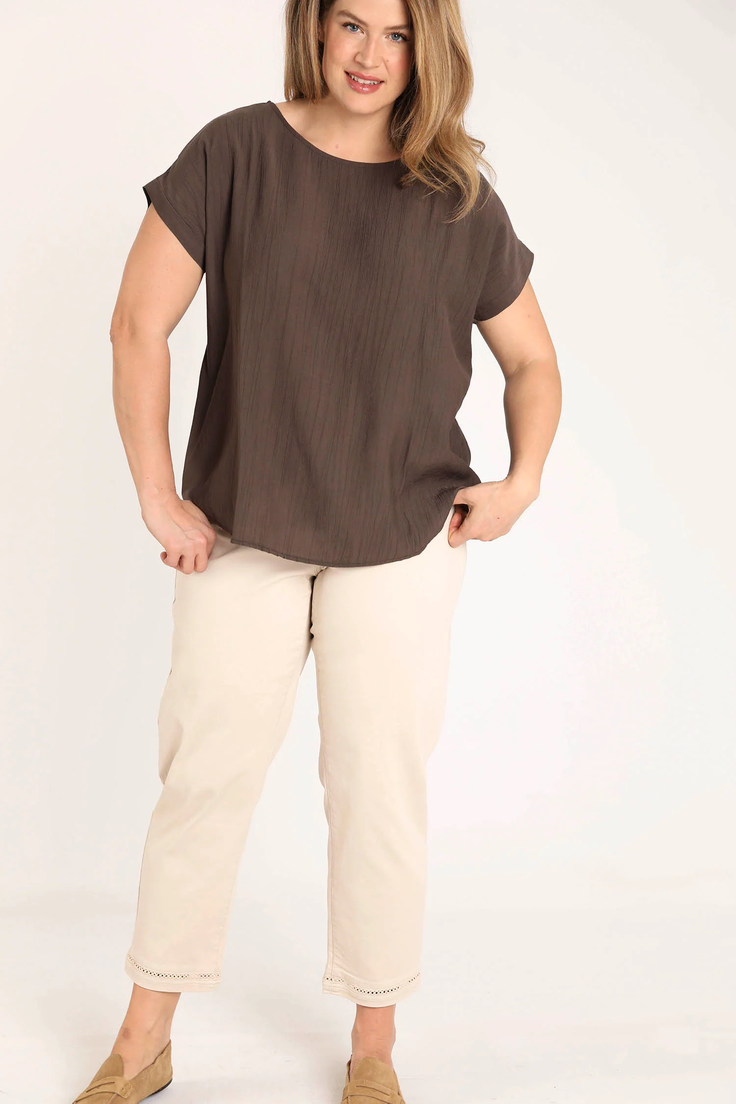 Effen viscose blouse - Image 8