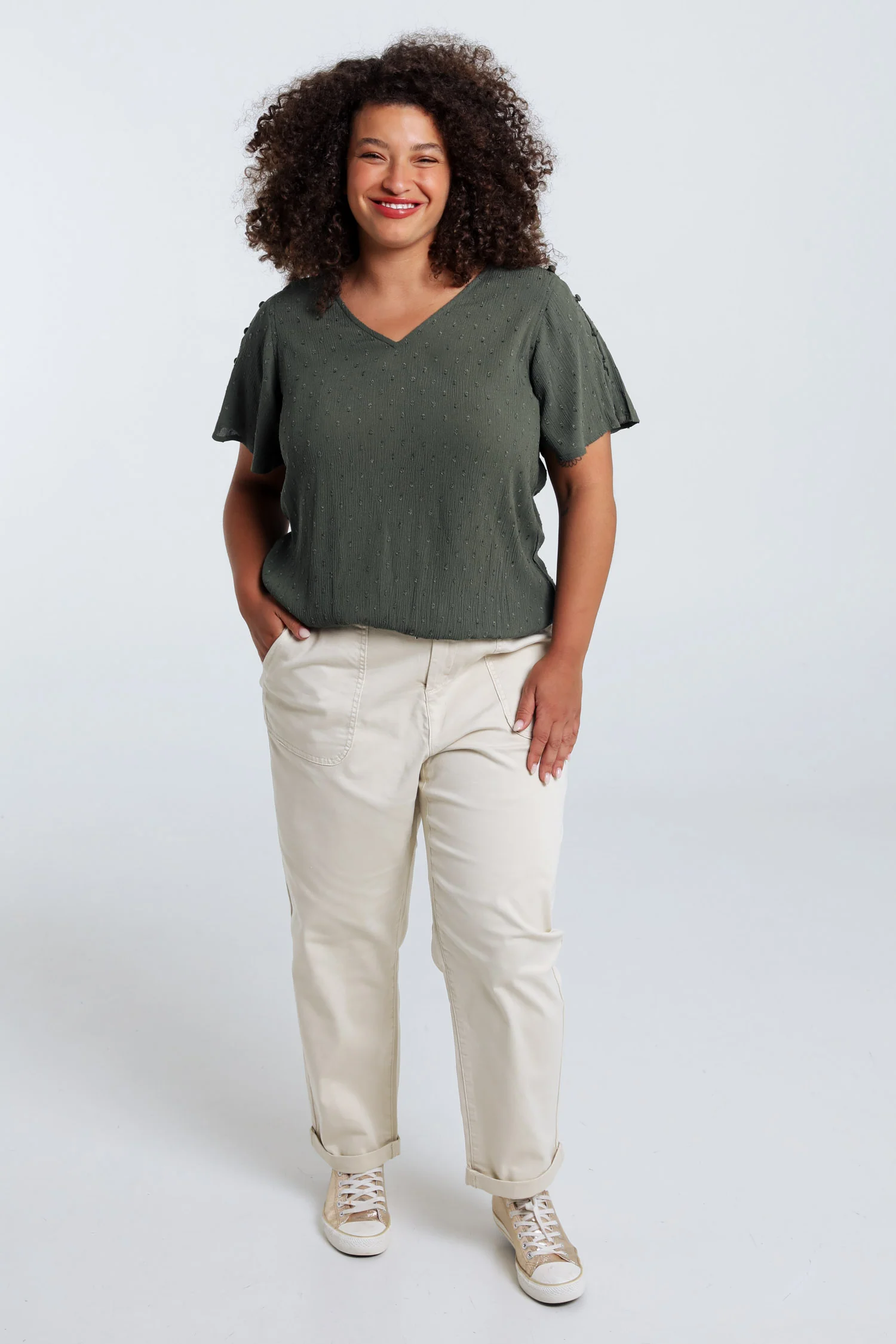 Effen viscose blouse - Image 18