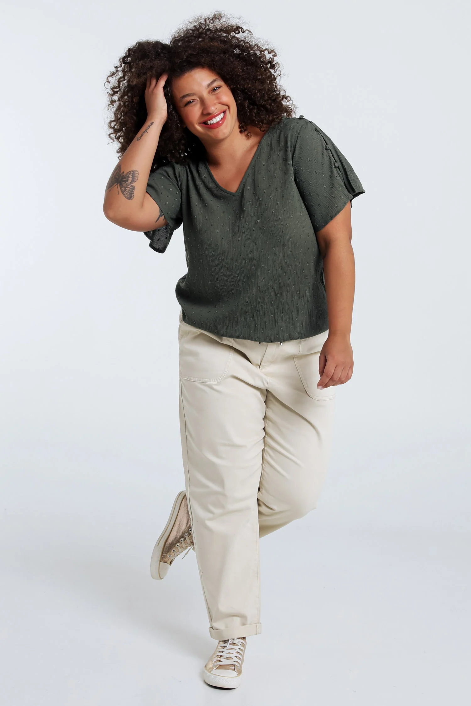 Effen viscose blouse - Image 19