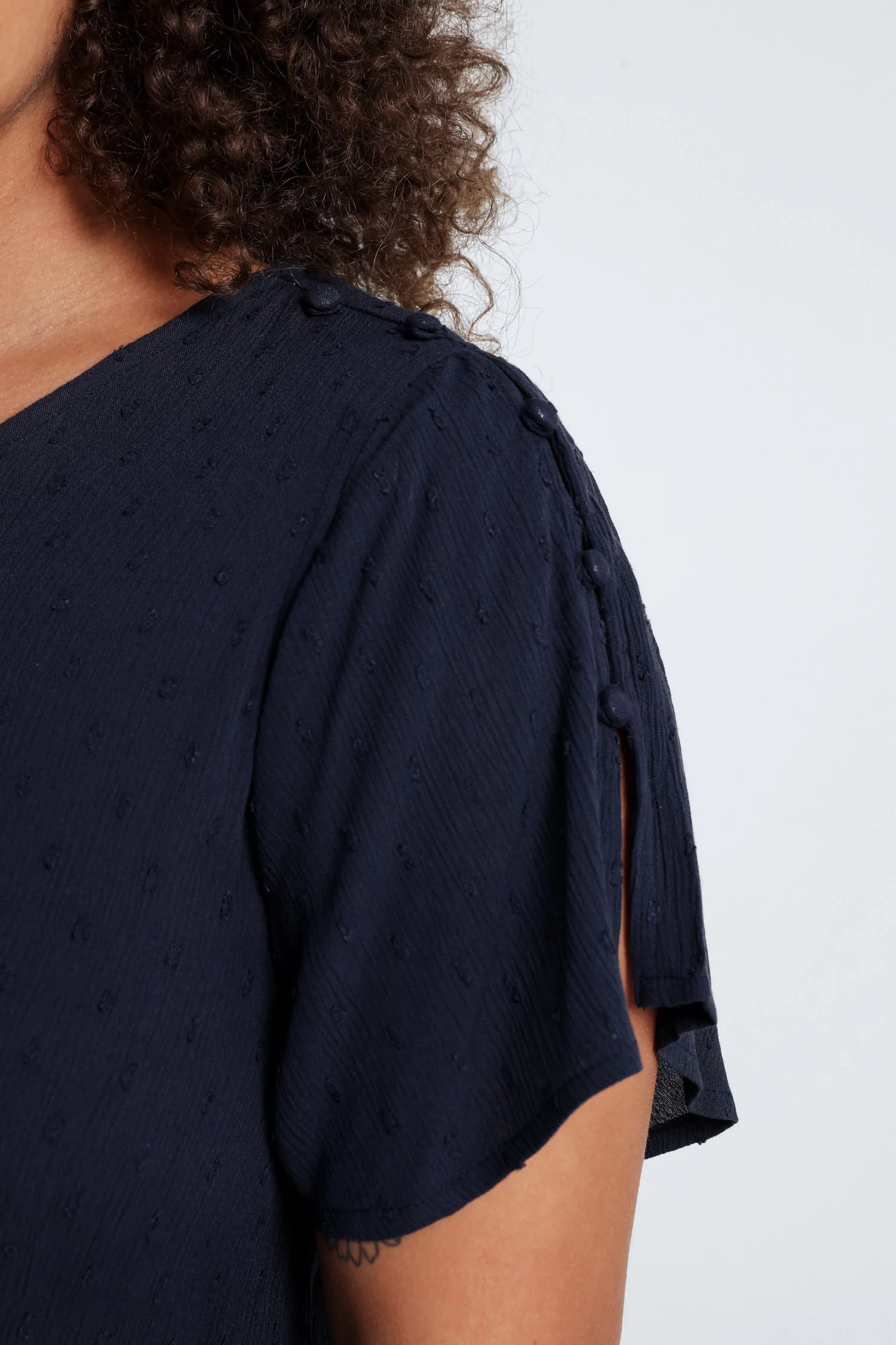 Effen viscose blouse - Image 4