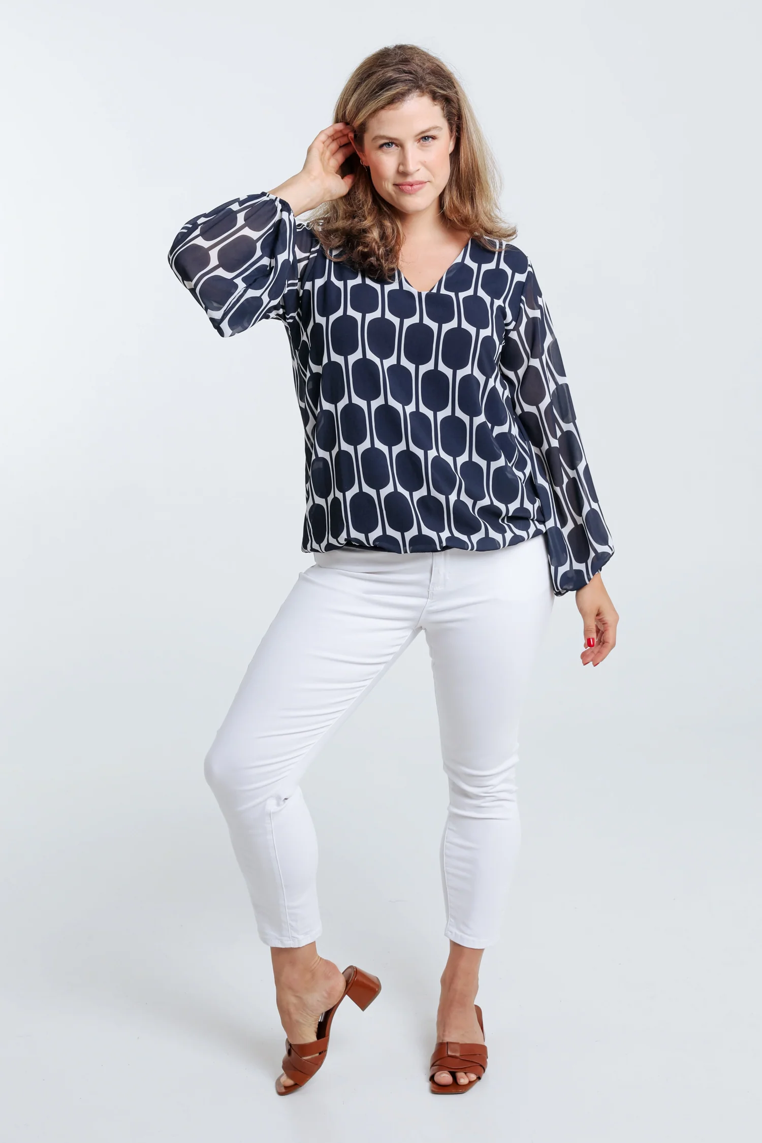 Blouse met grafische print - Image 8