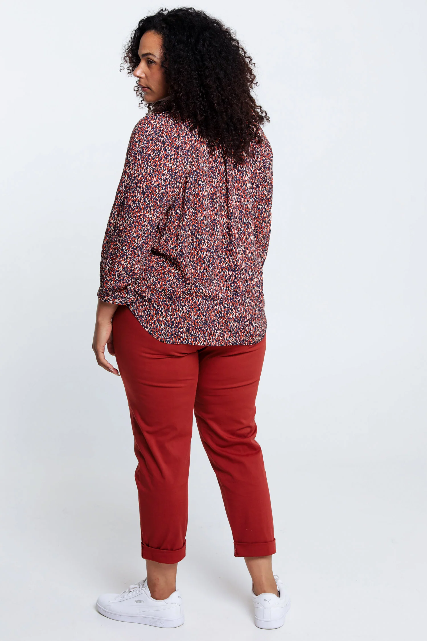 Blouse in viscose met dierenhuidmotief - Image 2