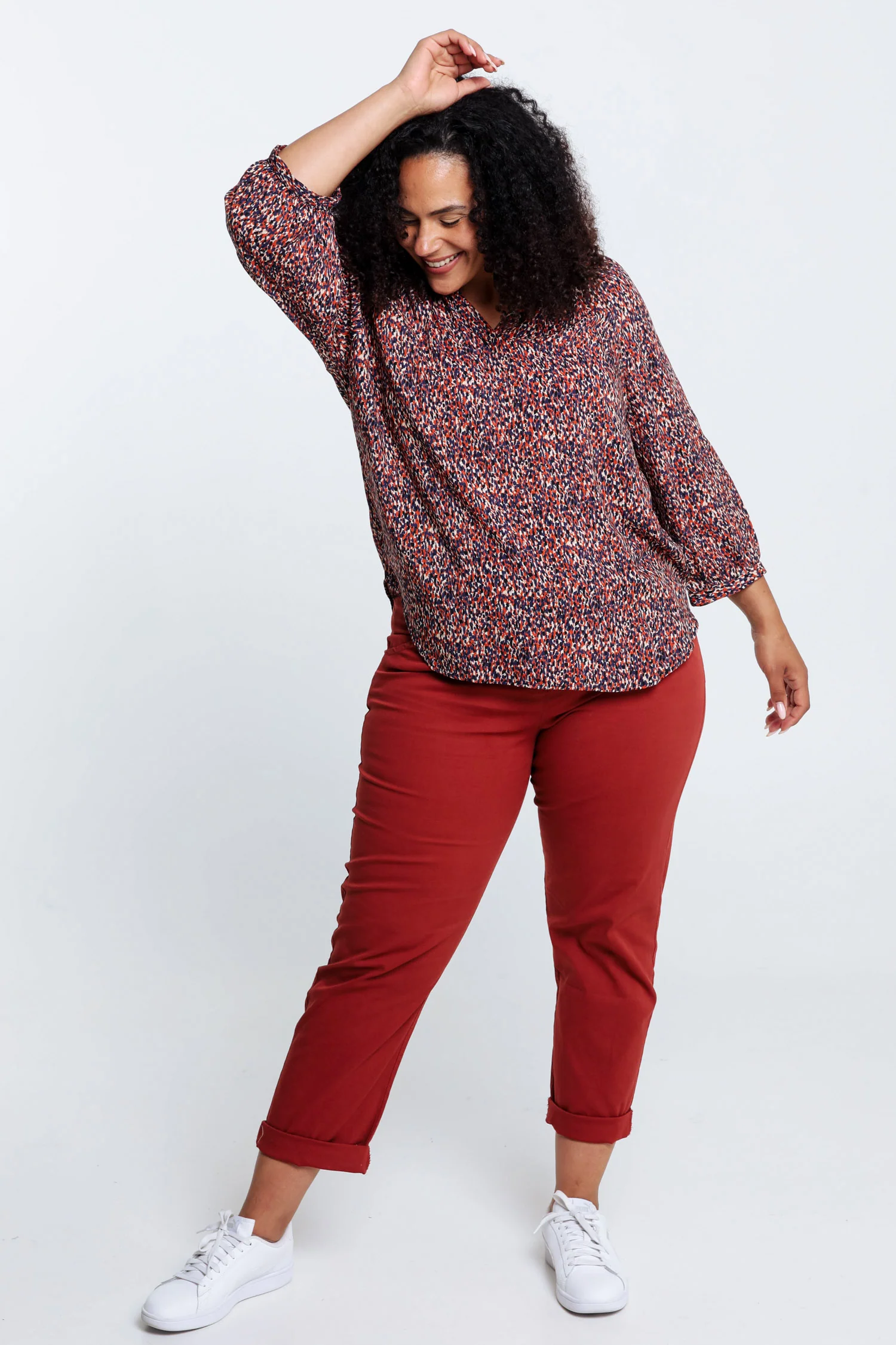 Blouse in viscose met dierenhuidmotief - Image 6
