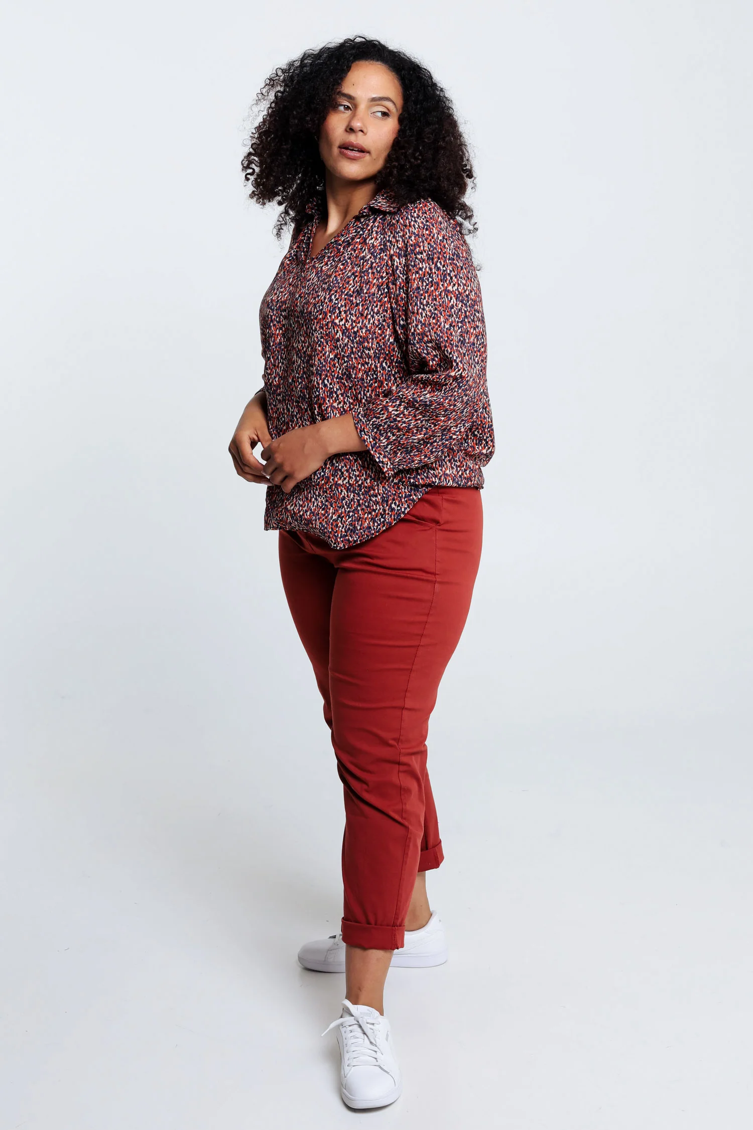 Blouse in viscose met dierenhuidmotief - Image 7