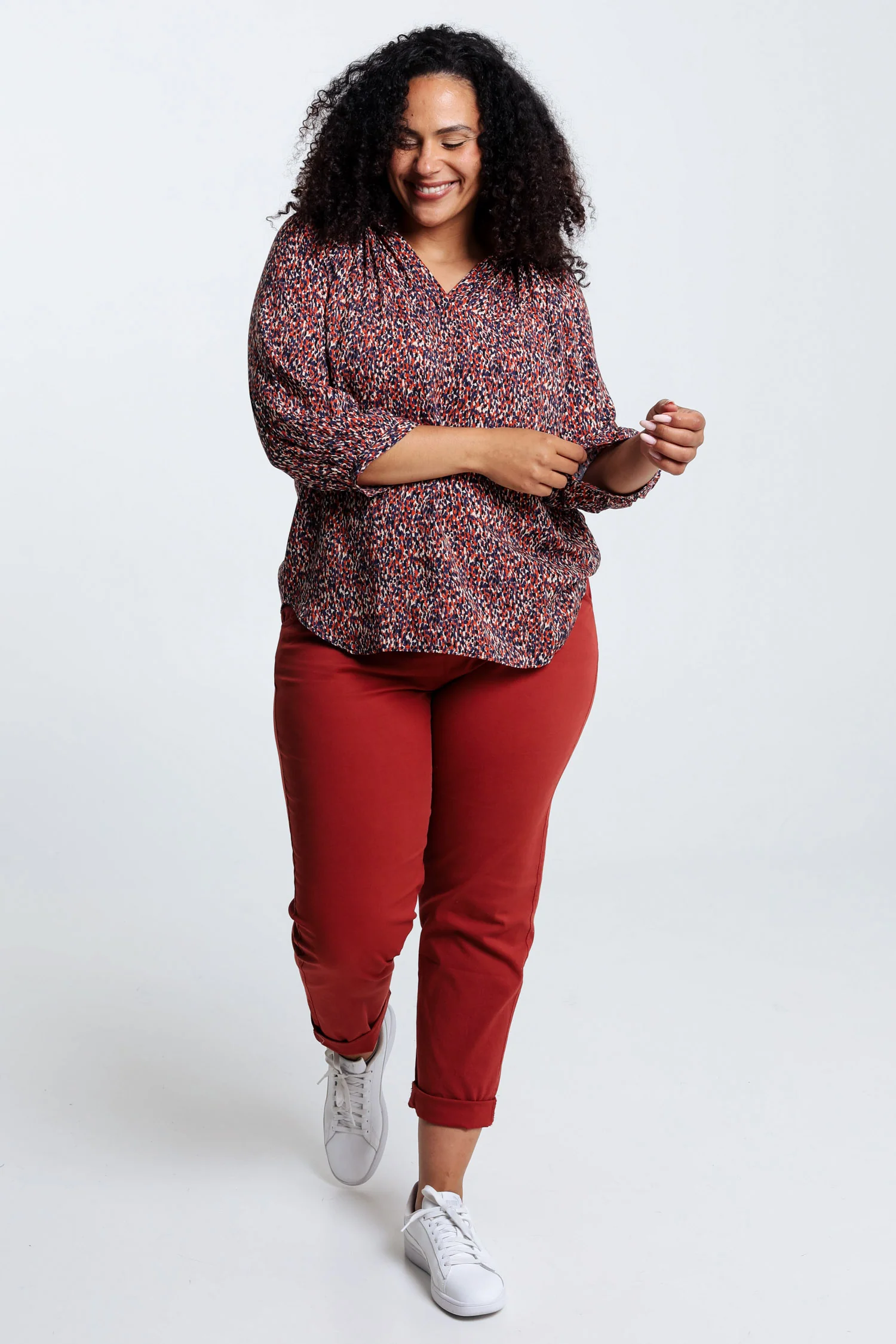 Blouse in viscose met dierenhuidmotief - Image 8