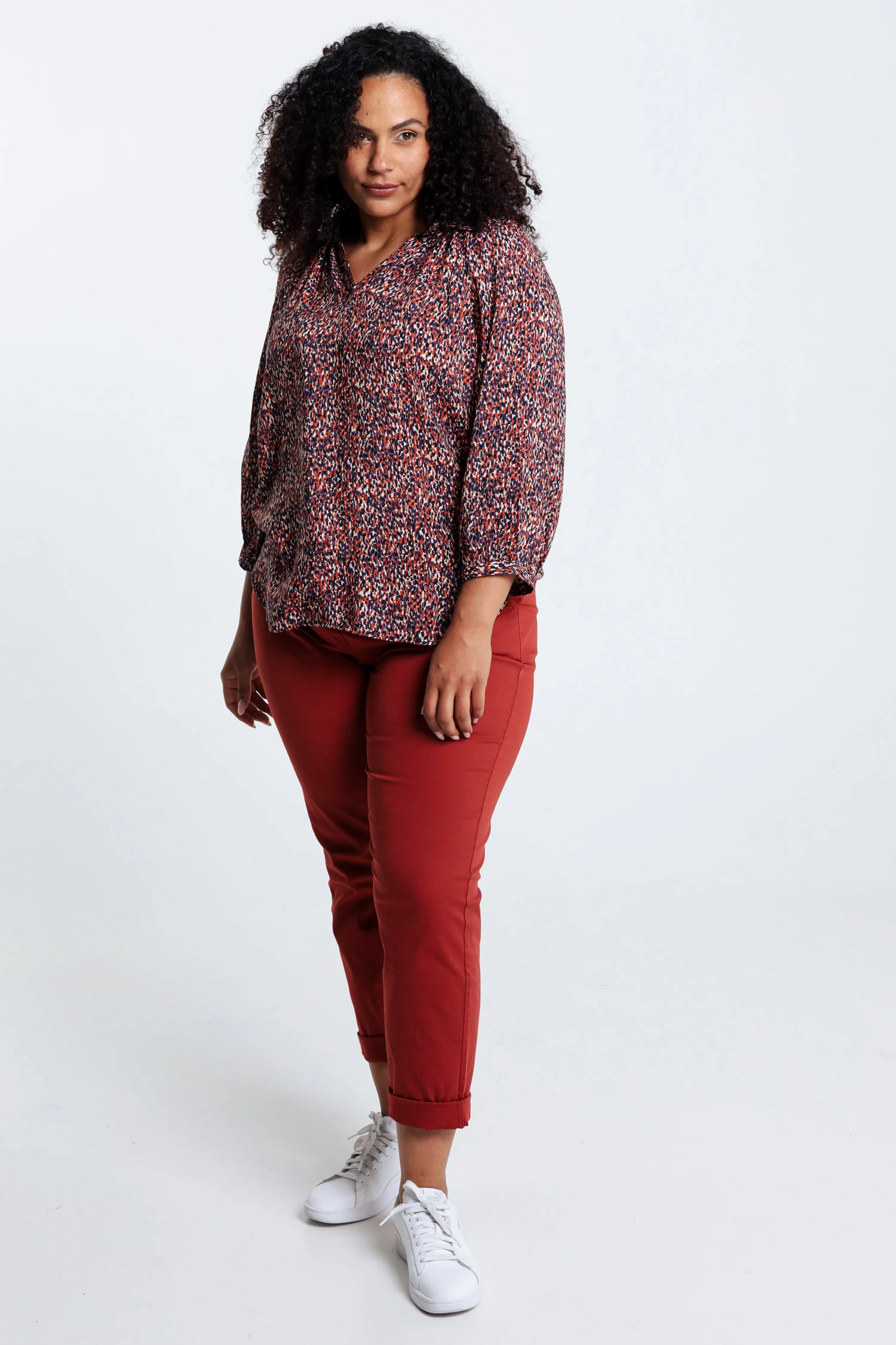 Blouse in viscose met dierenhuidmotief - Image 9