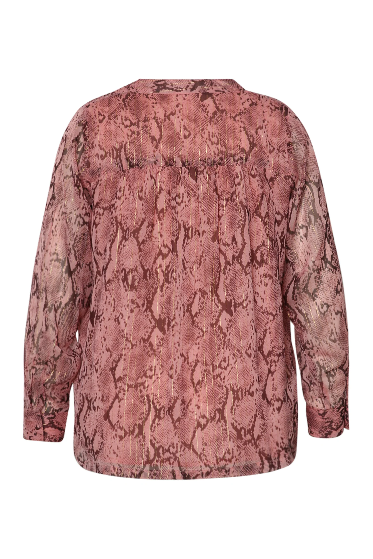 Blouse met slangenprint en lurex - Image 8