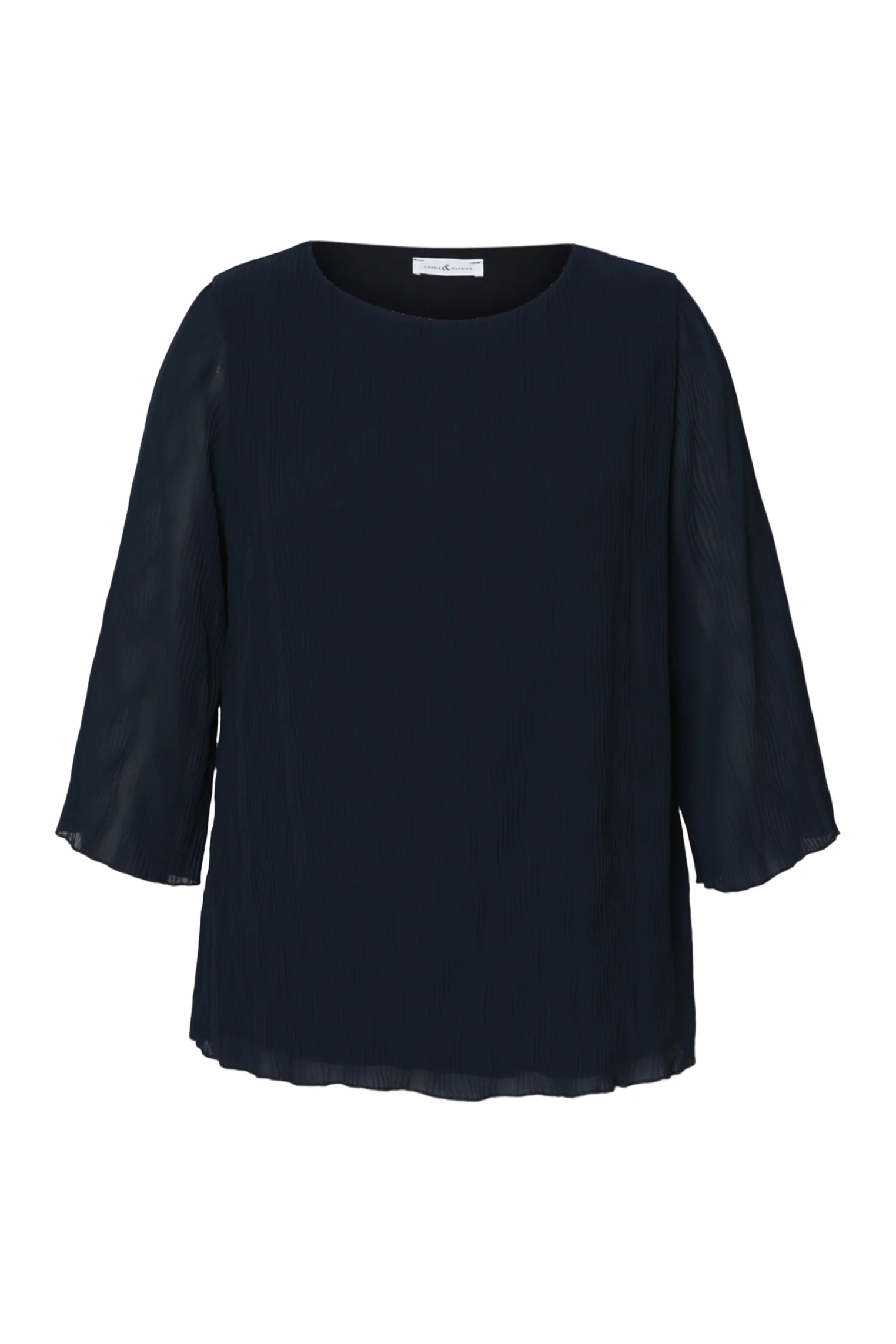 Effen geplooide blouse - Image 7
