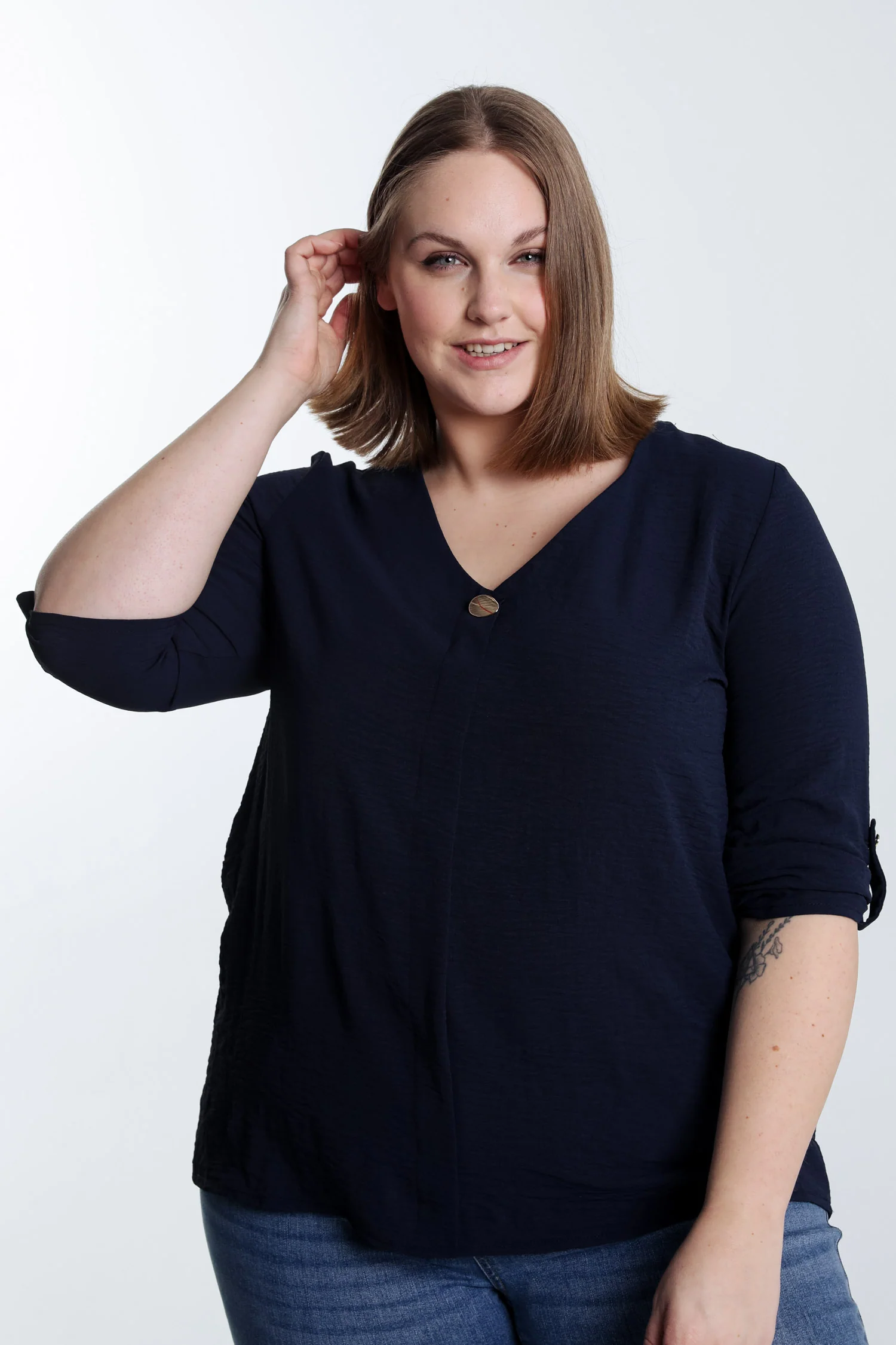 Effen blouse