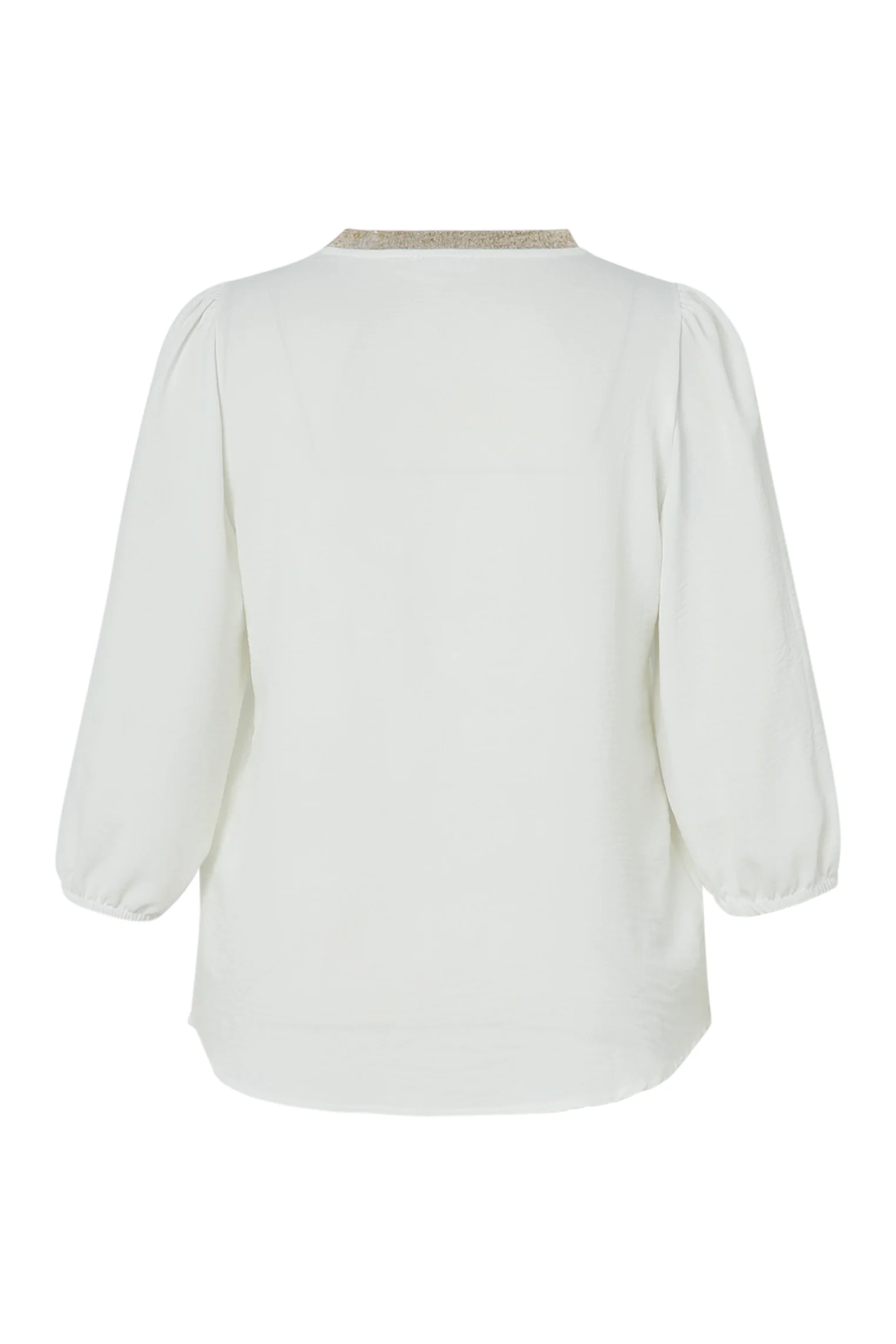 Effen blouse met gouden bies - Image 11