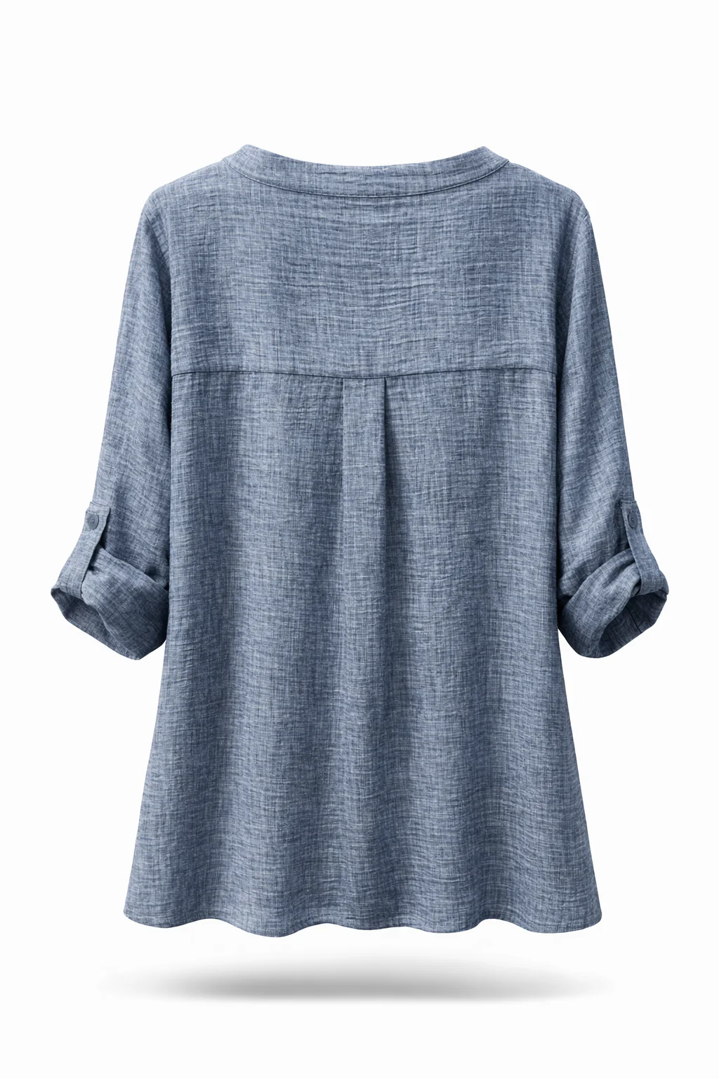 Effen gemêleerde blouse - Image 9