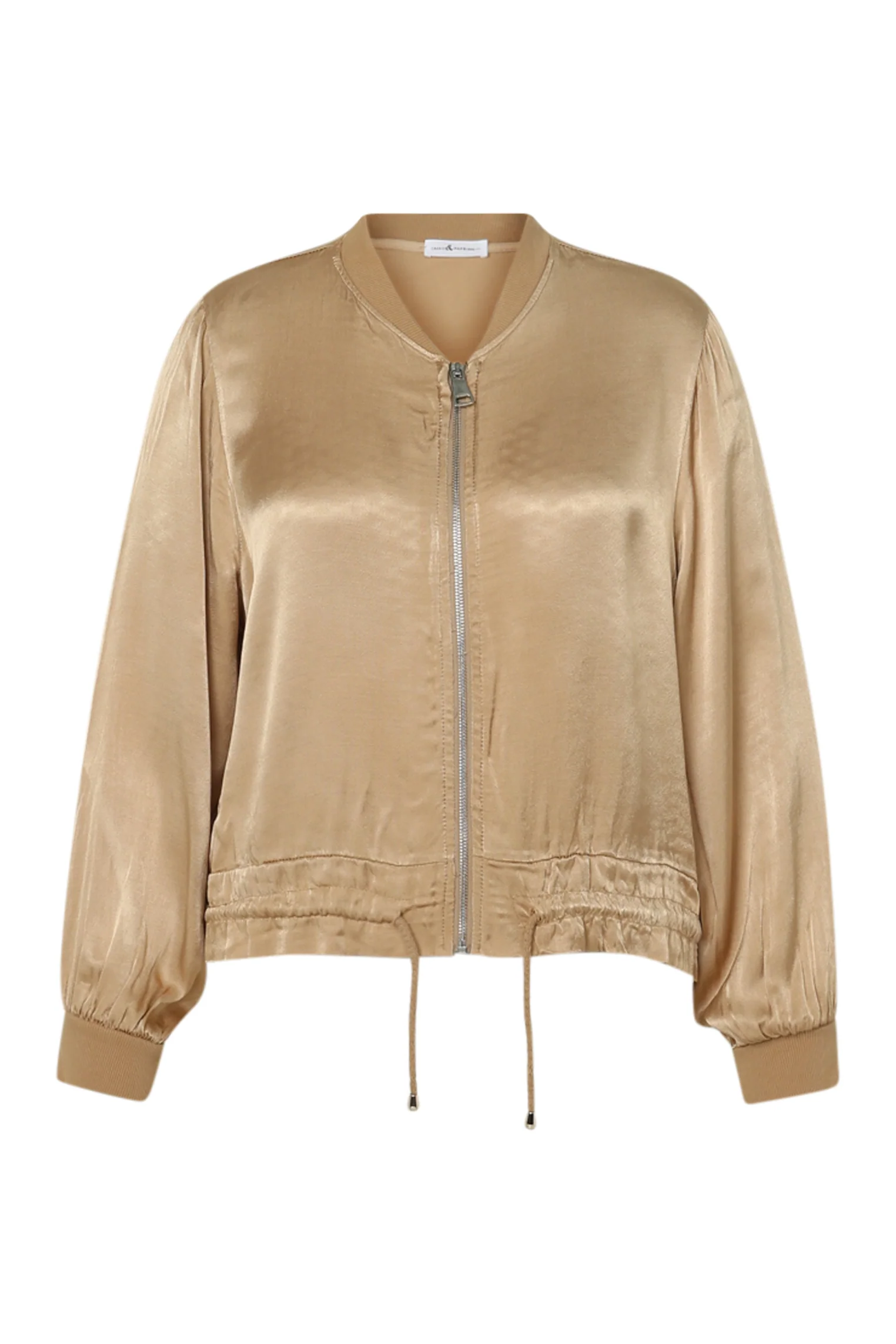 Bomber unicolor in viscose met satijnen effect - Image 21