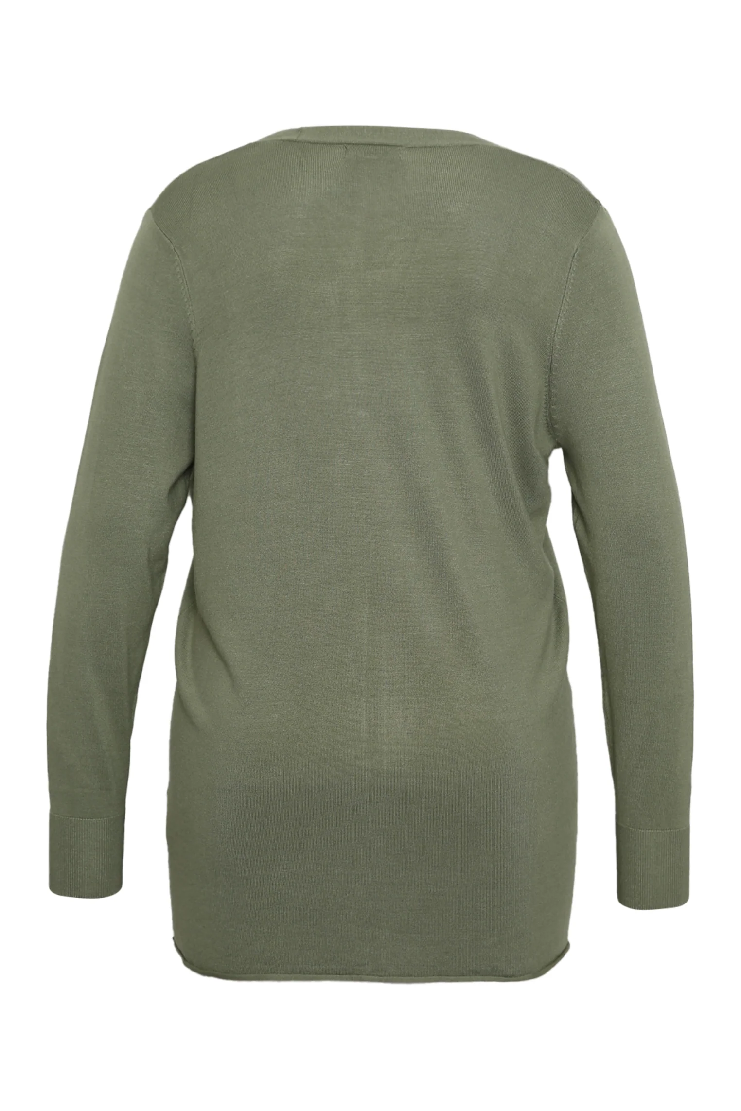 Dunne effen viscose cardigan - Image 10