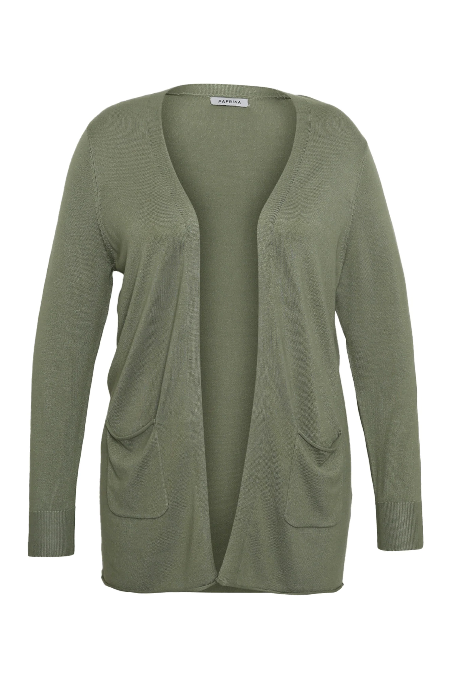 Dunne effen viscose cardigan - Image 9
