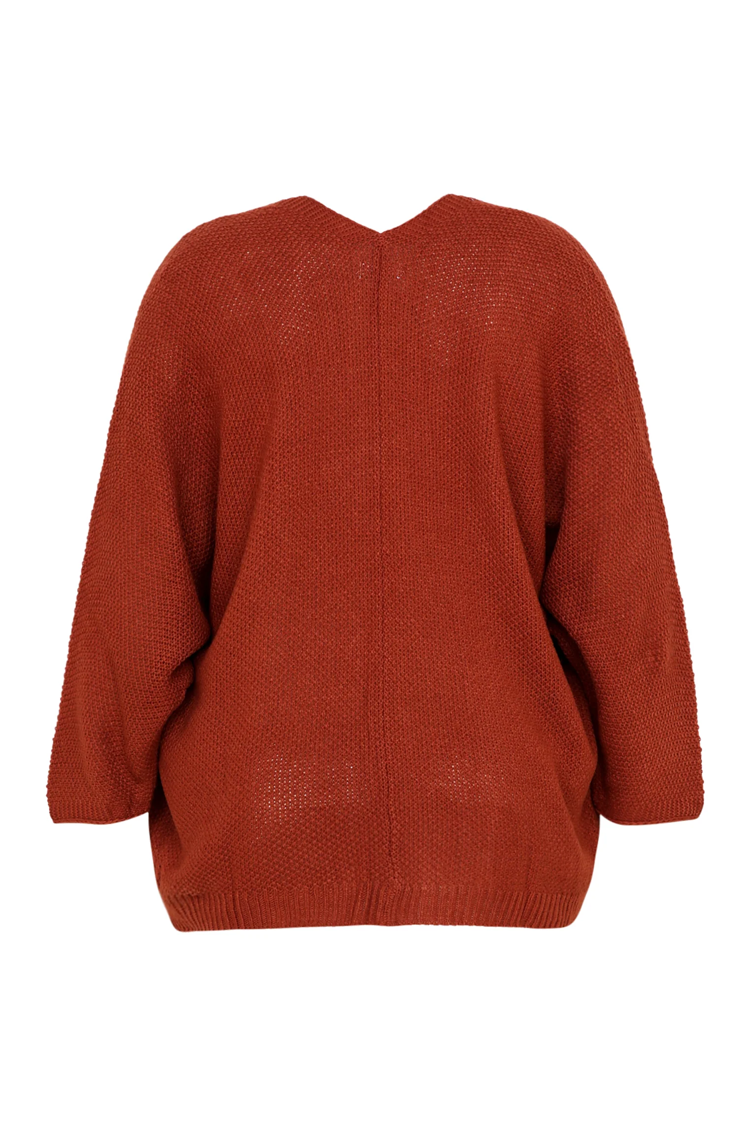 Lange, effen cardigan in rijstkorrel - Image 22