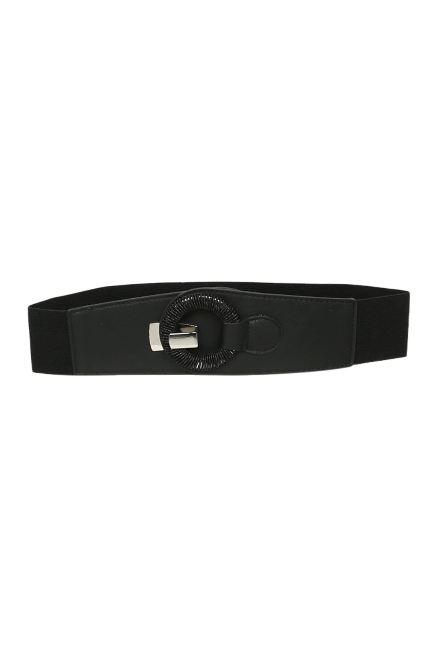 Gevlochten elastische riem met ronde gesp - Image 2