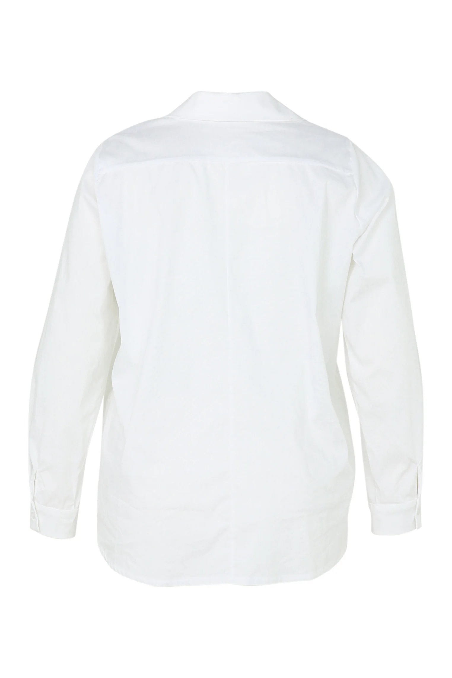 Effen hemd in poplin met parels - Image 11