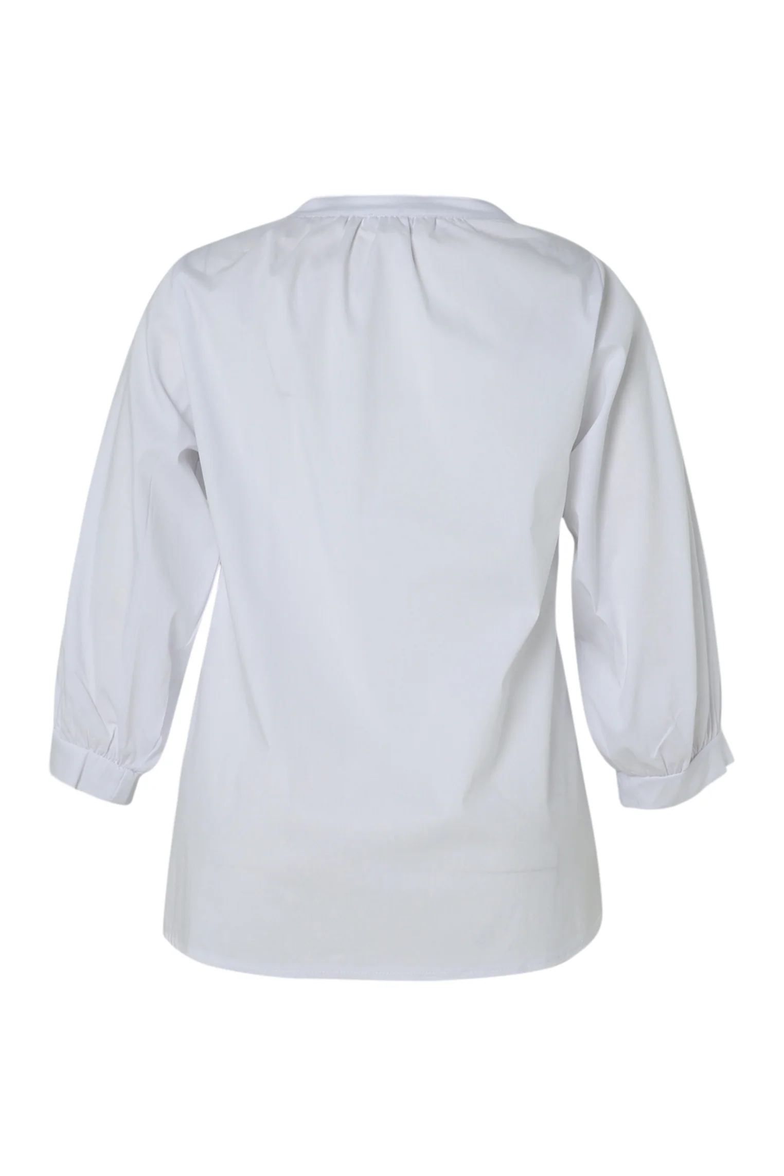 Effen katoenen shirt met emblemen - Image 11