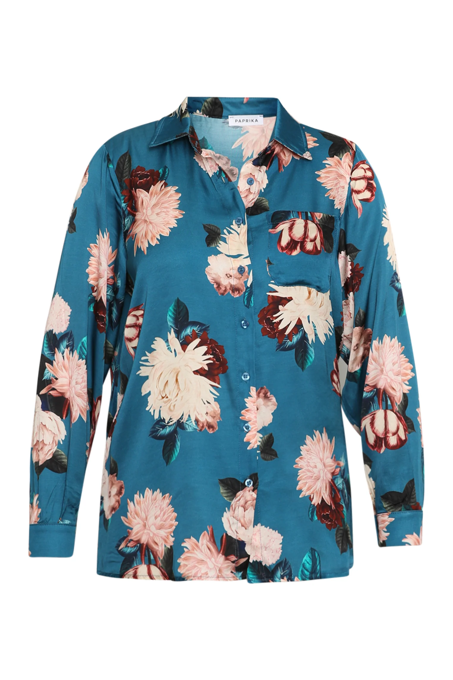 Overhemd van viscose met bloemenprint - Image 6