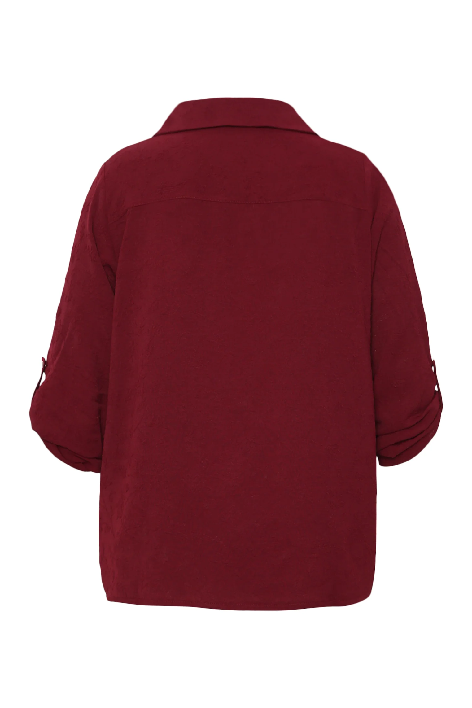 Effen viscose overhemd met reliëfdetail - Image 10