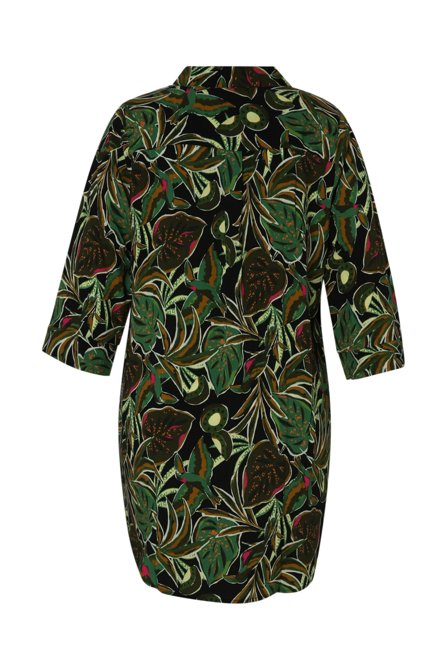 Lang overhemd van viscose met jungleprint - Image 3