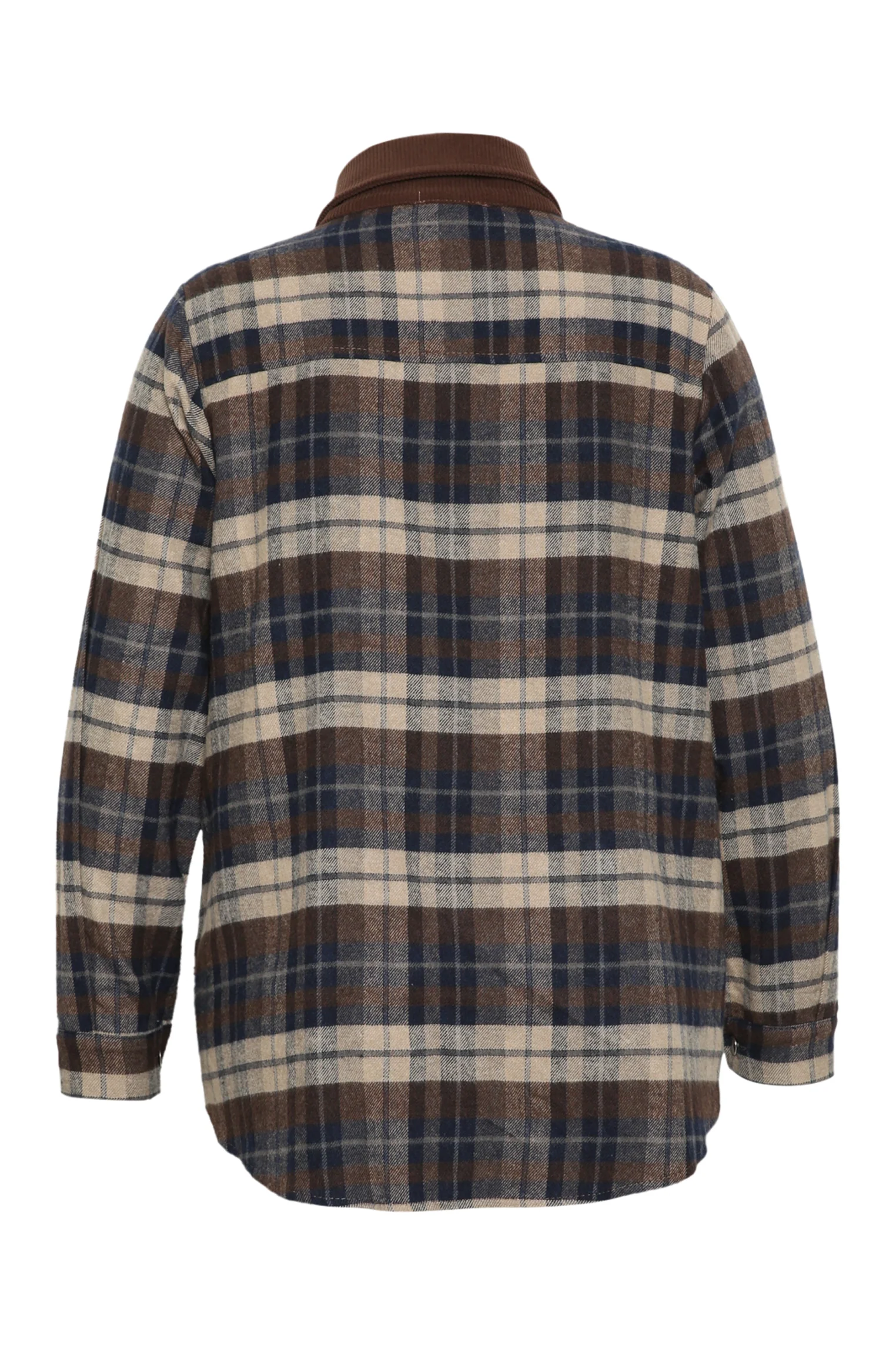 Geruit blouse met fluwelen kraag - Image 10