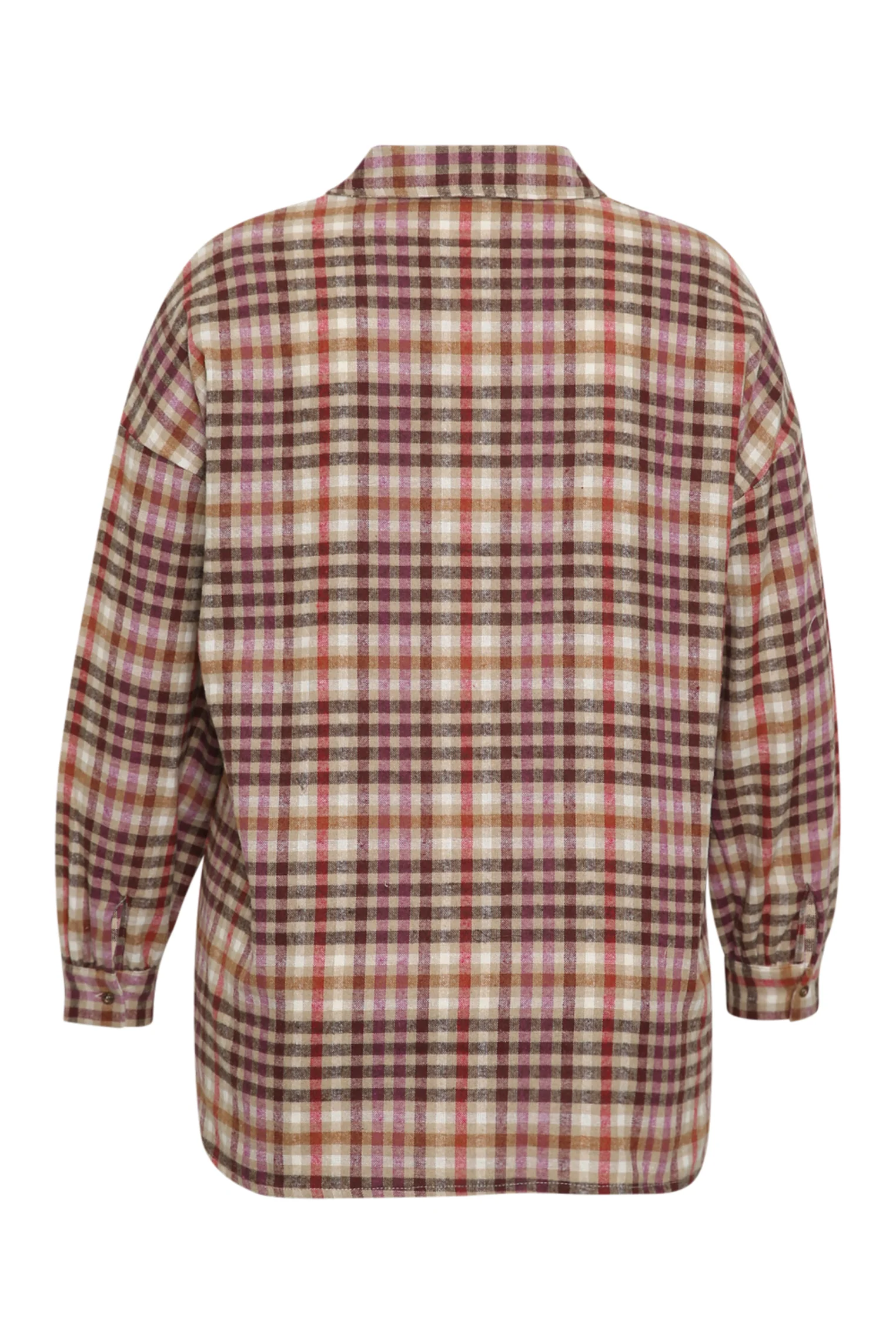 Blouse van katoen met geruit dessin - Image 8