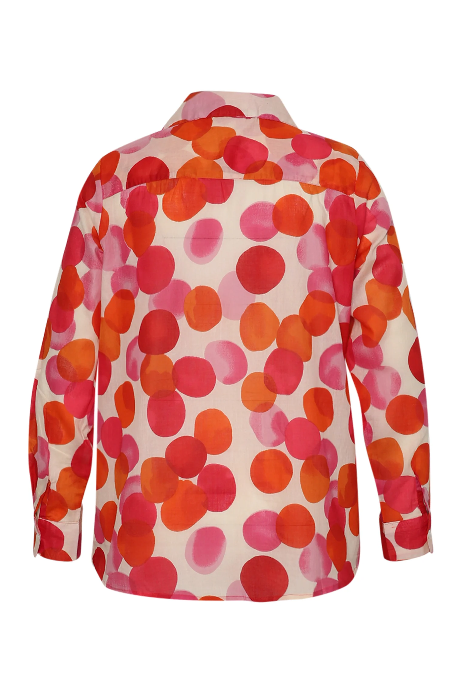 Blouse van katoen met ronde print - Image 10