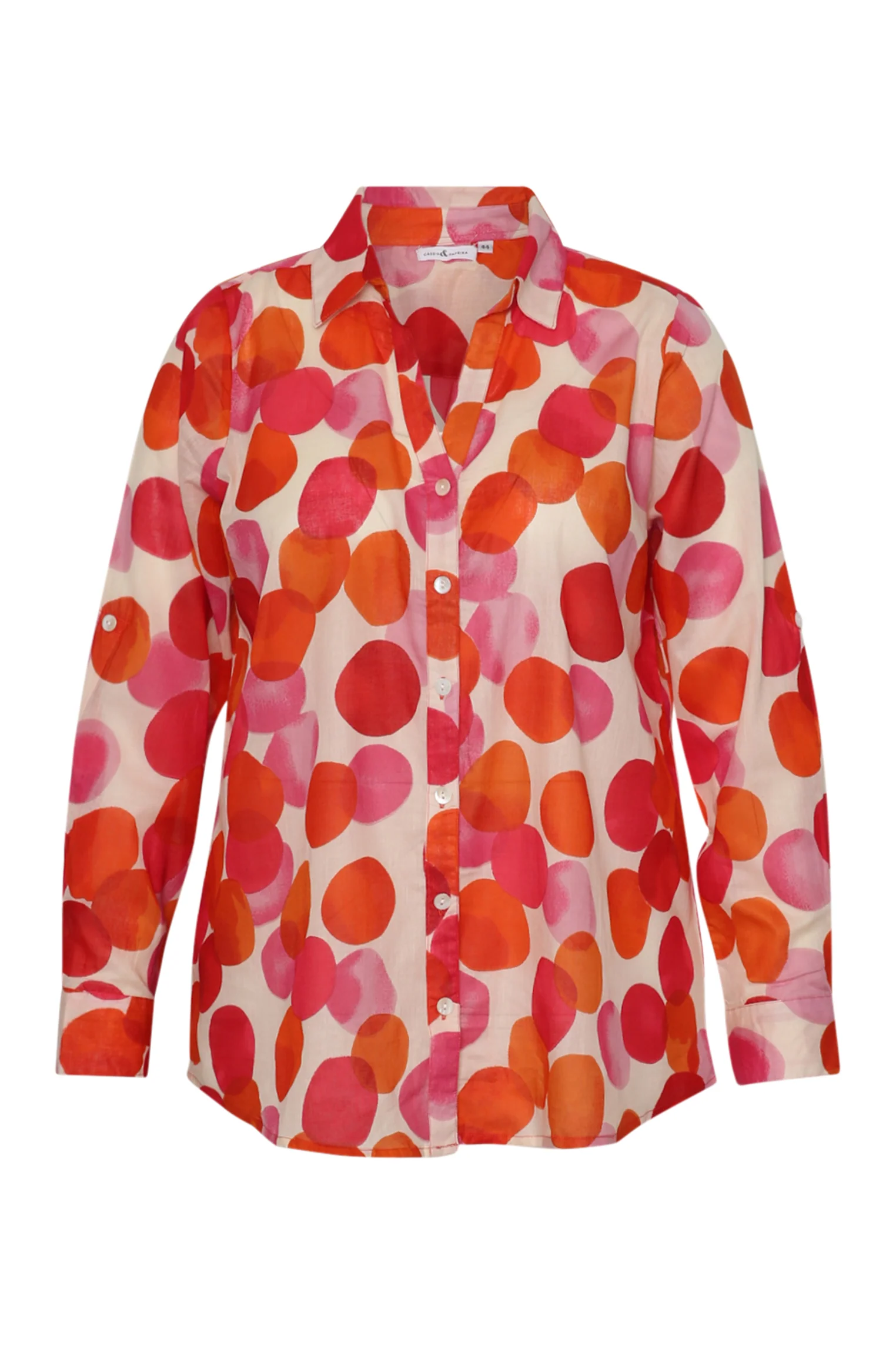 Blouse van katoen met ronde print - Image 9