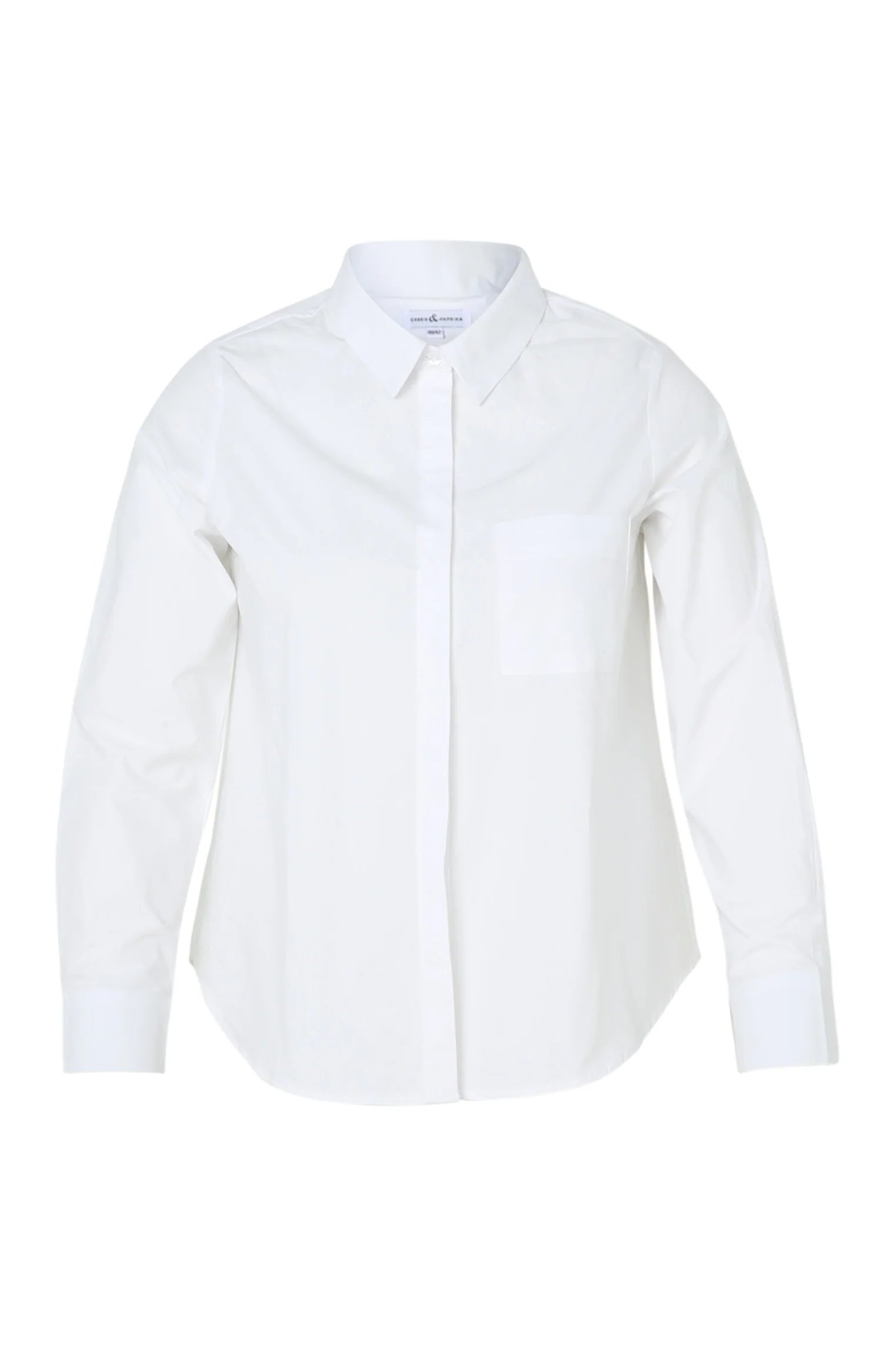 Blouse van effen katoen - Image 10