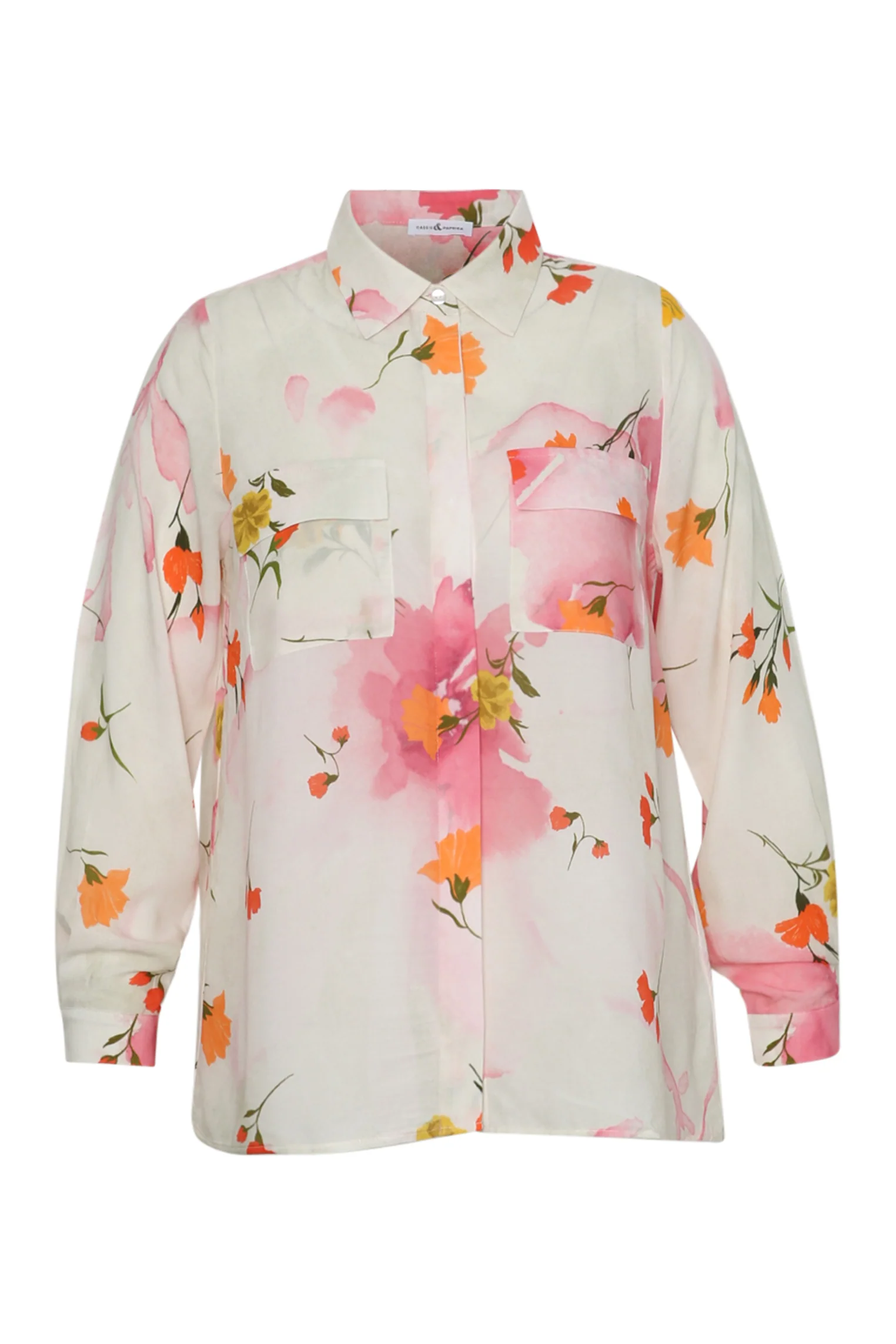 Blouse van bedrukte viscose met bloemenprint - Image 10