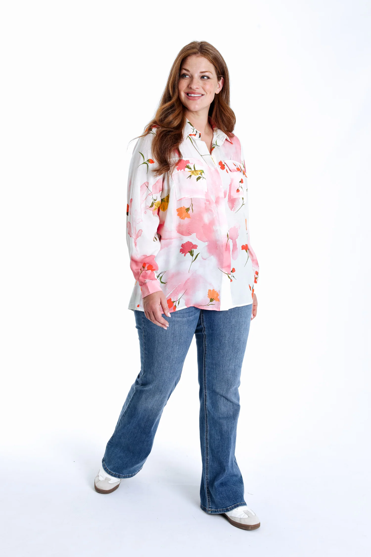 Blouse van bedrukte viscose met bloemenprint - Image 8