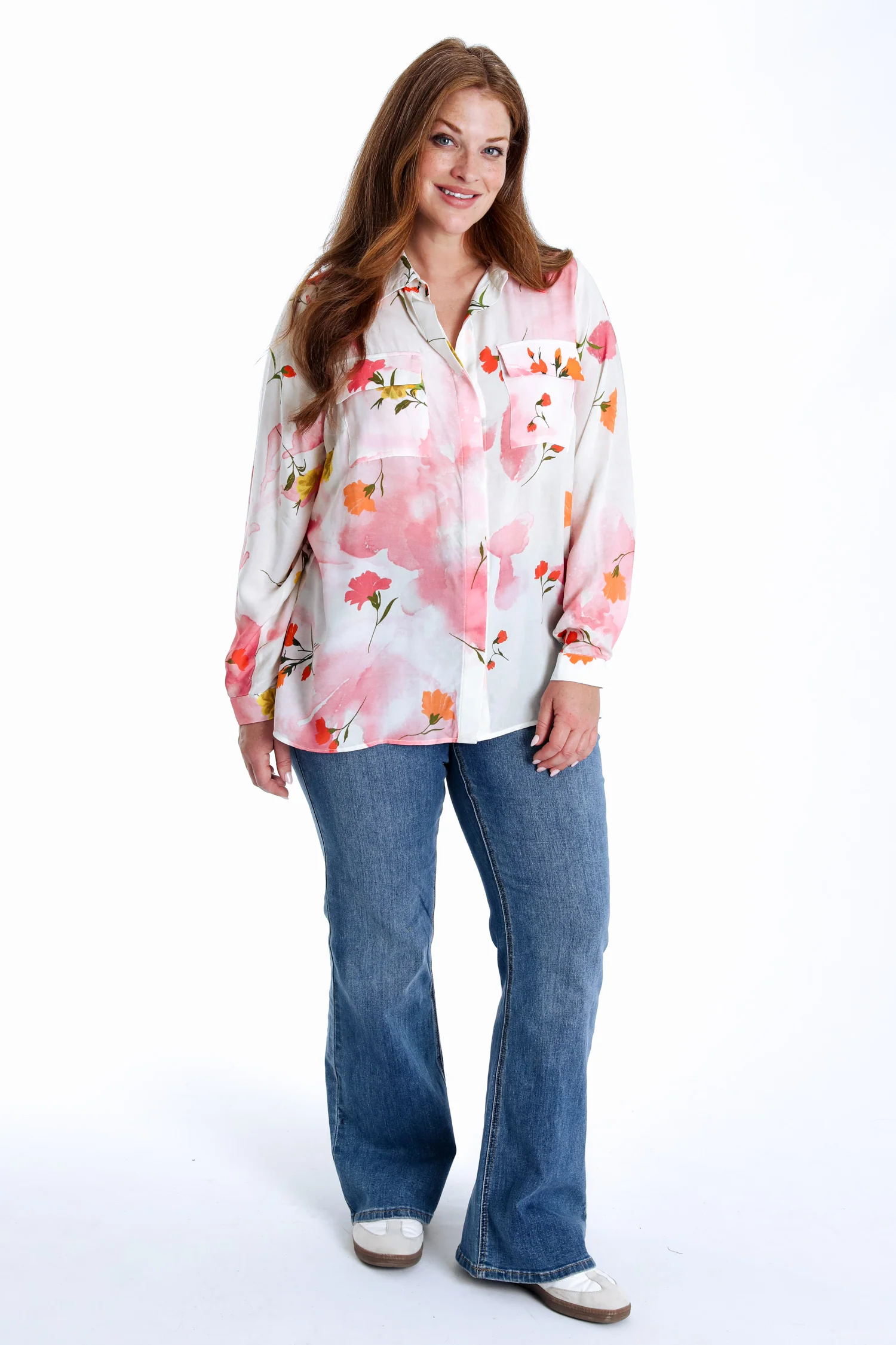 Blouse van bedrukte viscose met bloemenprint - Image 9