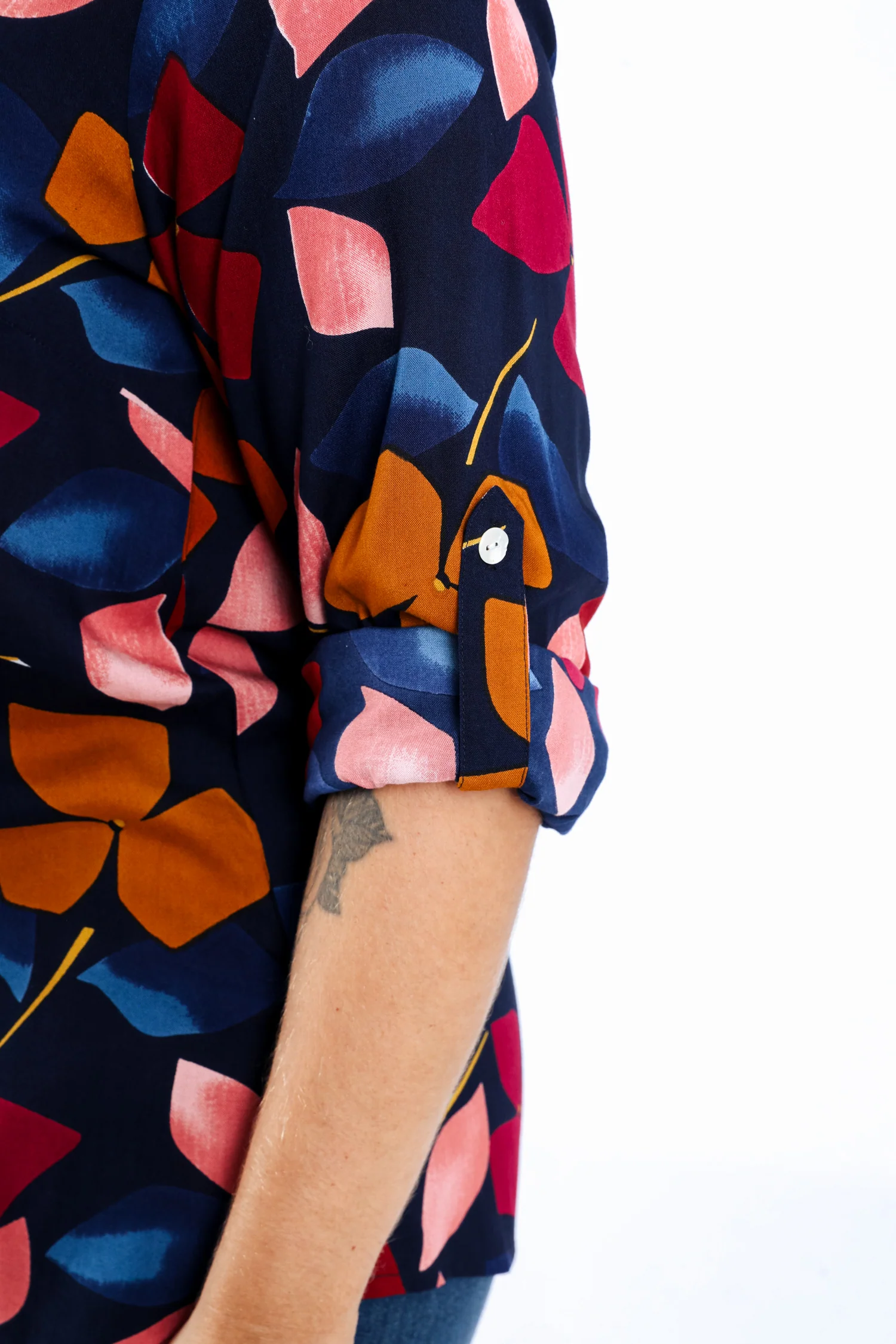 Blouse van viscose met bloemenprint - Image 5