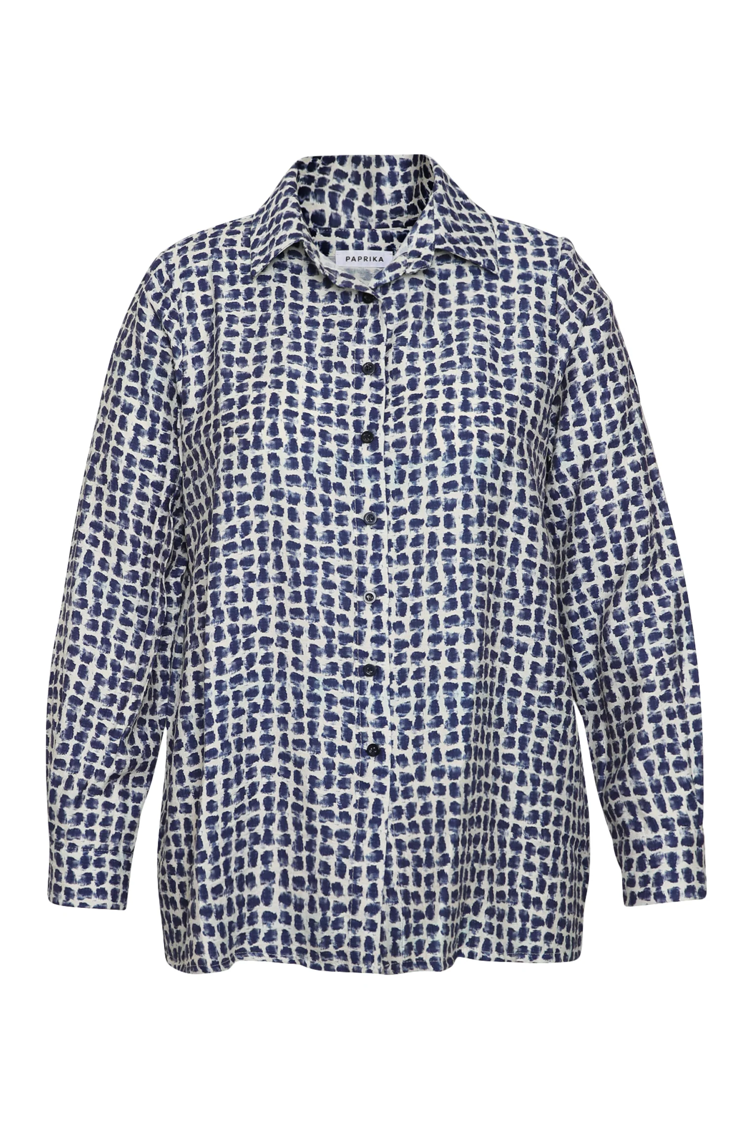 Blouse van viscose met grafische print - Image 9