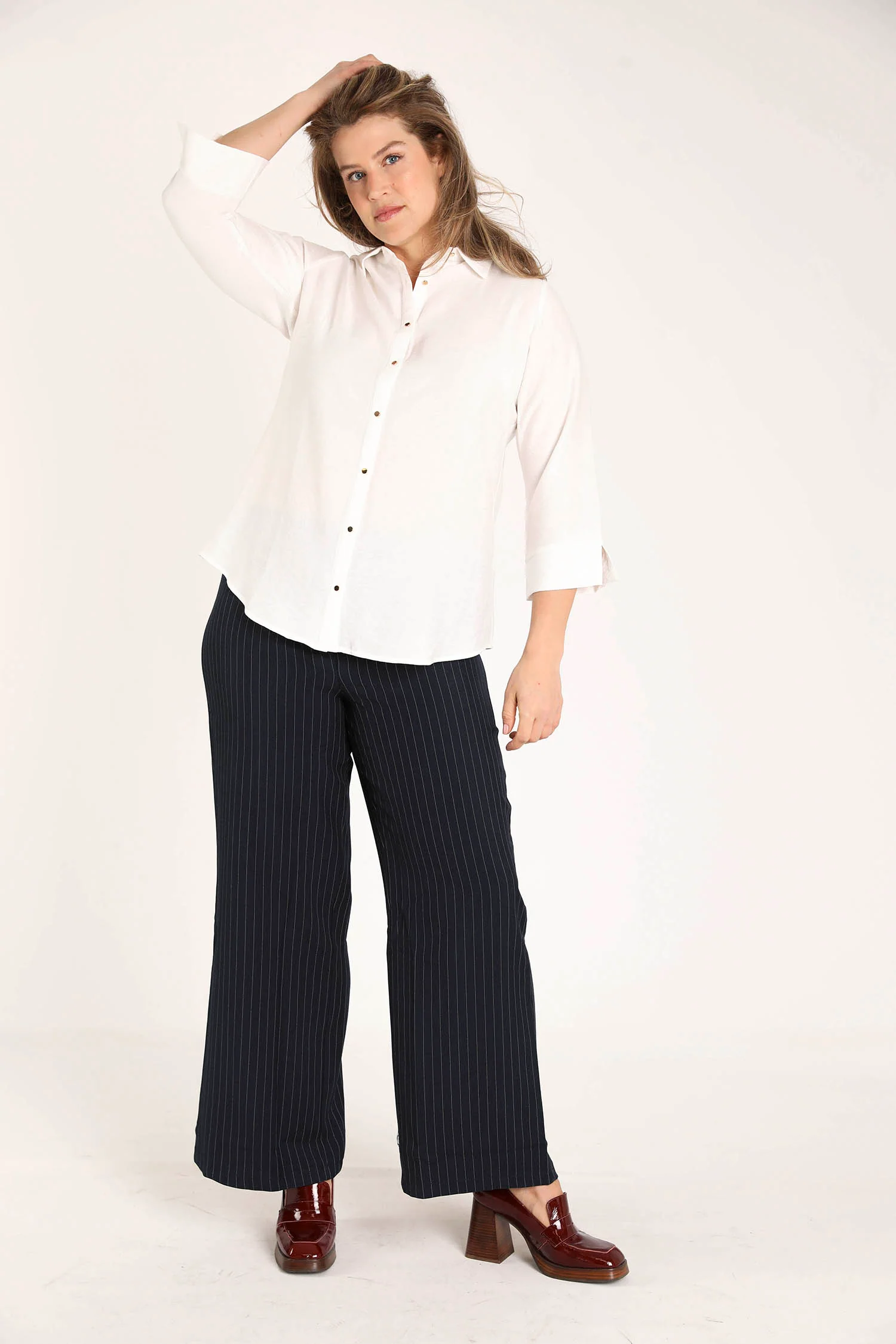 Effen viscose blouse - Image 8