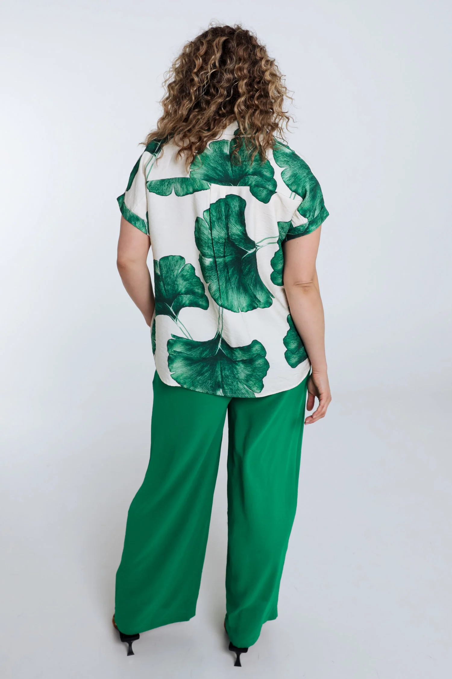 Blouse met bladerenprint - Image 24