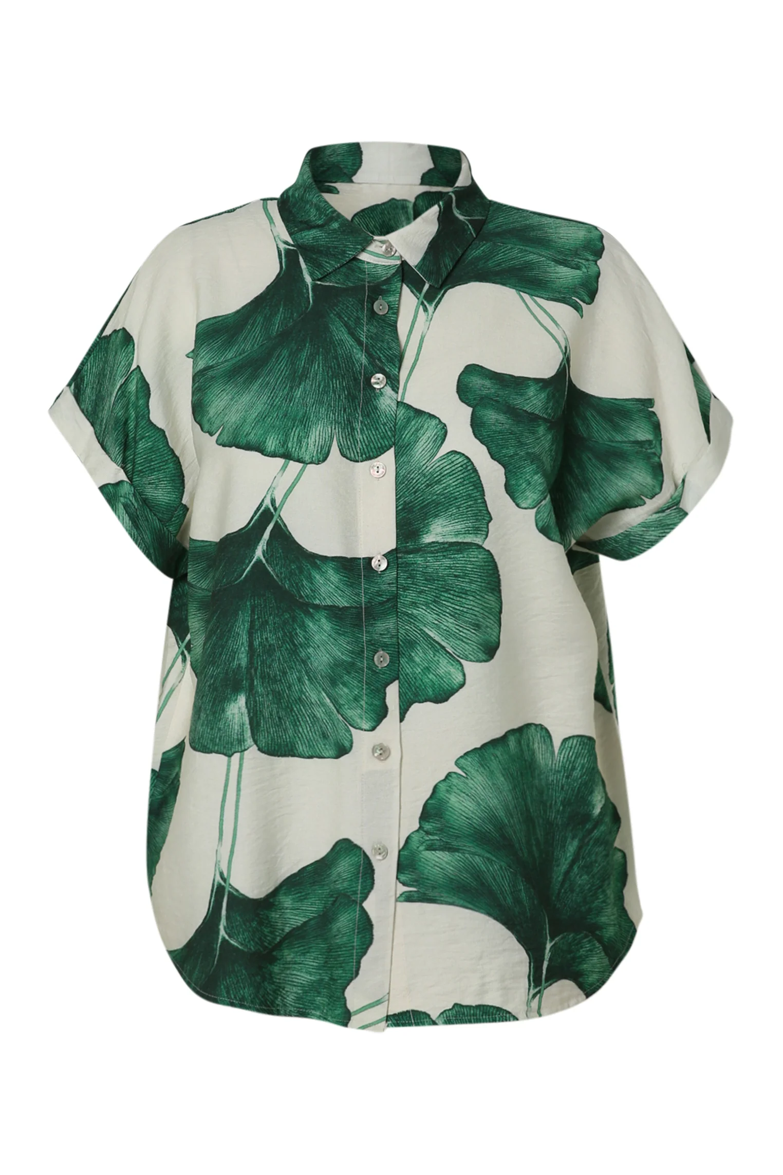 Blouse met bladerenprint - Image 32
