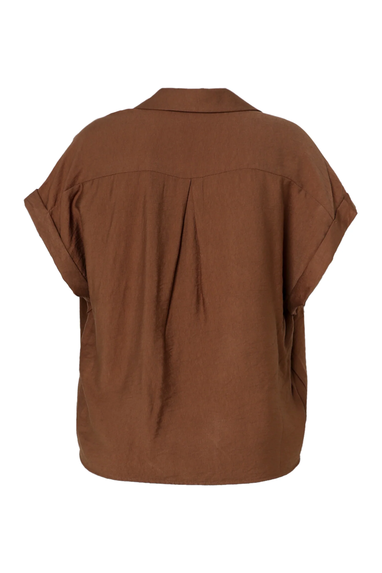 Knopenblouse van effen viscose - Image 22